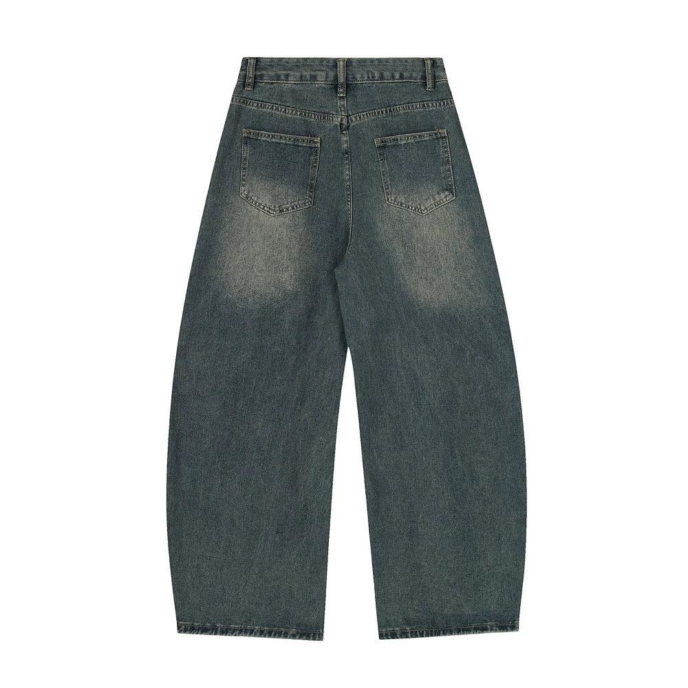 Vintage Men's retro patchwork punk distressed washed scimitar jeans Size US 32 / EU 48 - 2 Thumbnail