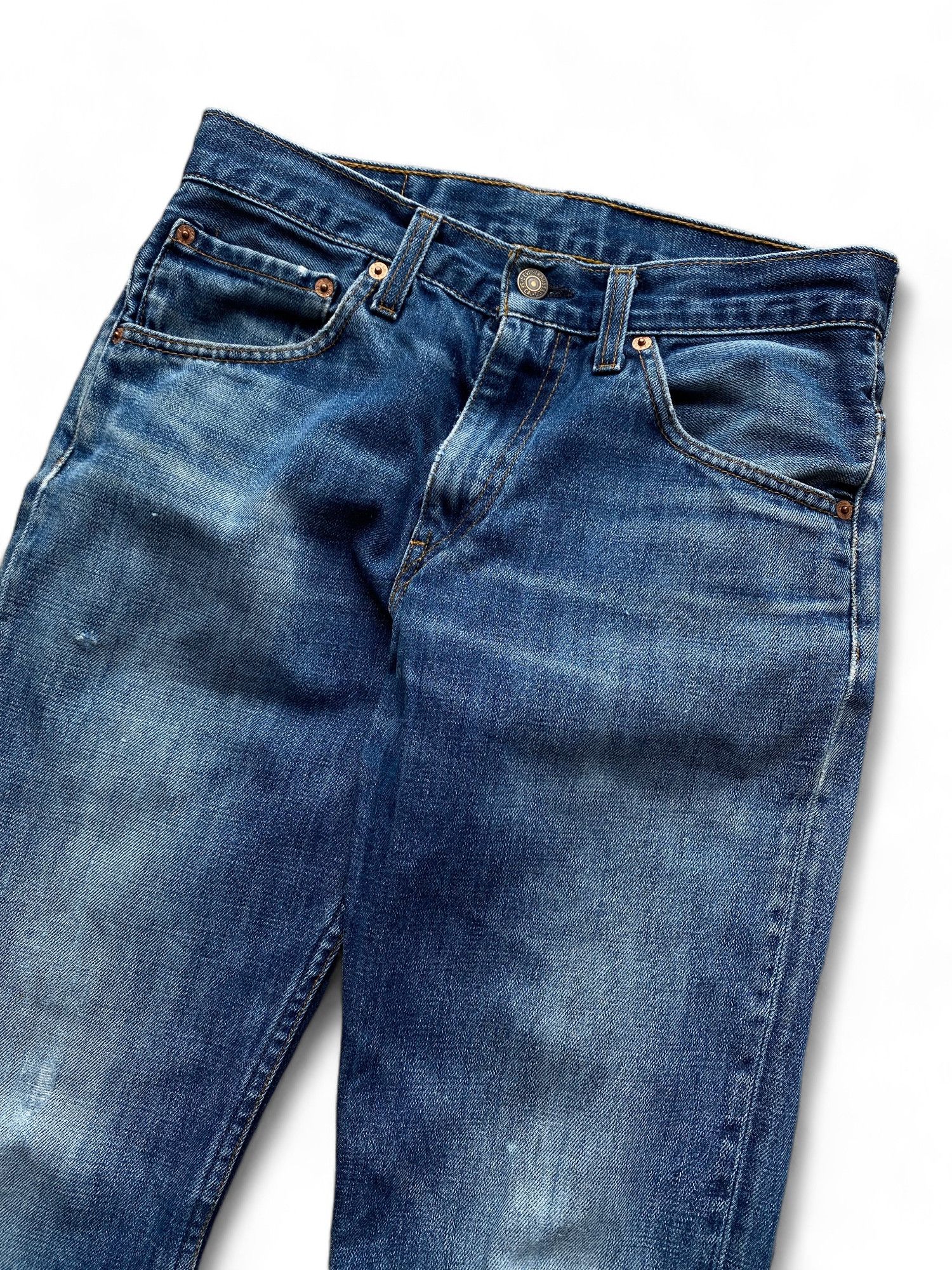 Levi's × Vintage Vintage Levi's Boot Cut Distressed Jeans Y2K Size 29" - 3 Thumbnail