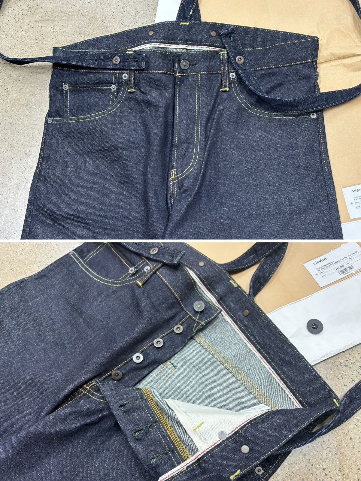 Visvim Visvim 19aw Travailler Braces Pants Unwashed Size US 36 / EU 52 - 4 Thumbnail