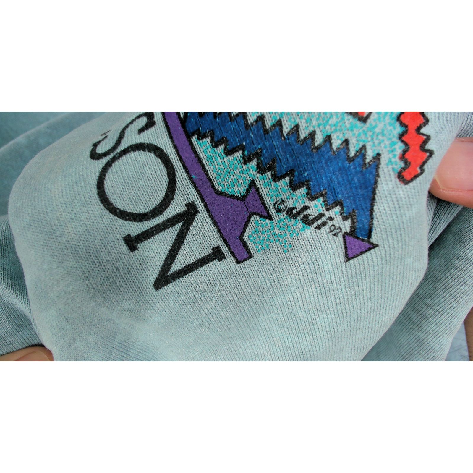 Jerzees Jerzees | Vintage 1992 Tucson Acid Wash Boxy Sweatshirt XL Size US XL / EU 56 / 4 - 11 Thumbnail