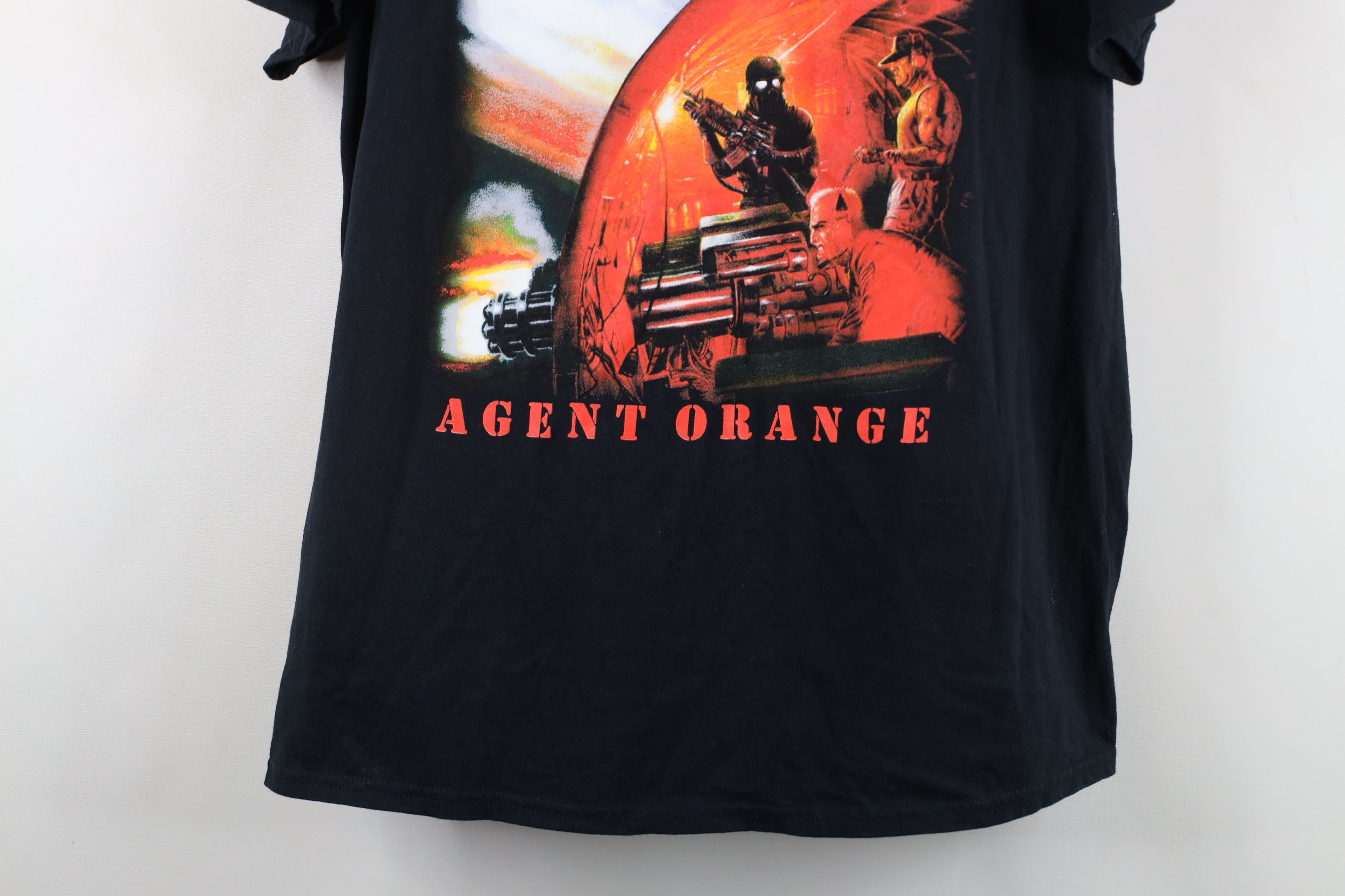Vintage Retro Y2K Spell Agent Orange Sodom Band Short Sleeve T-Shirt Size US XL / EU 56 / 4 - 3 Thumbnail