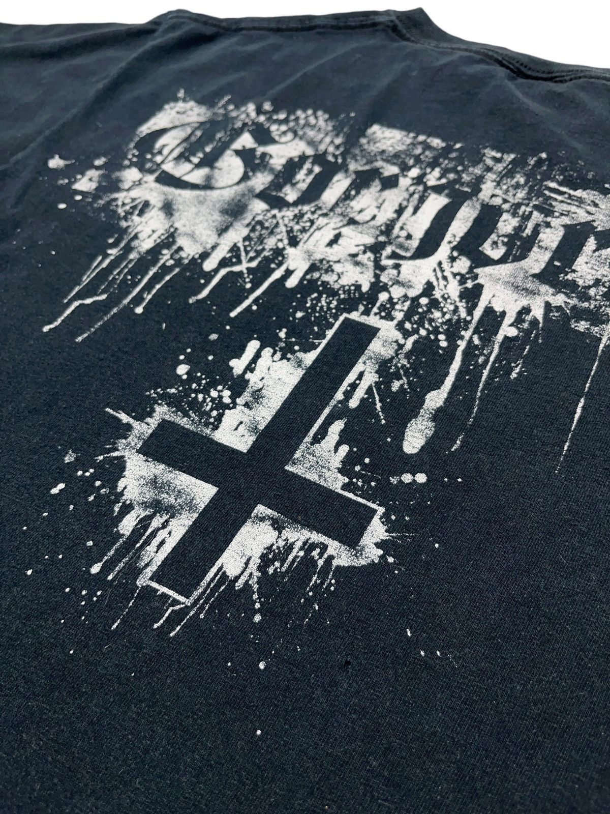 Band Tees × Vintage Vintage 00s Gorgoth Pentagram Black Metal T-shirt Size US L / EU 52-54 / 3 - 7 Thumbnail