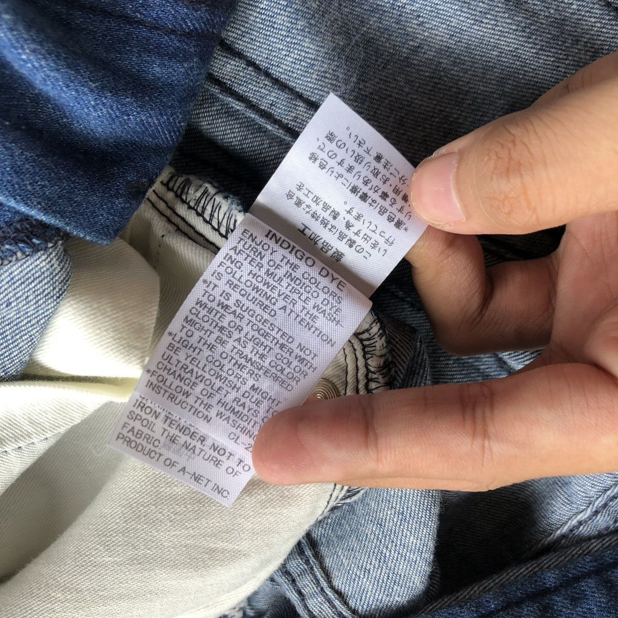 CABANE de ZUCCa Zucca by Issey Miyake Soft Denim Jeans Indigo Dye Pants Size US 31 - 17 Thumbnail