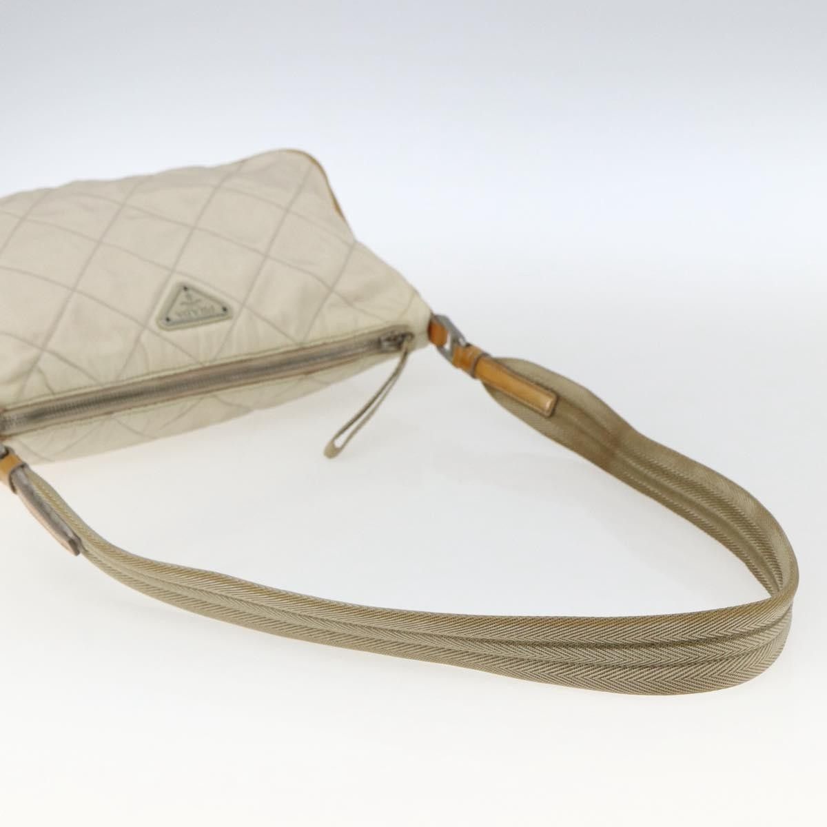 Prada PRADA Shoulder Bag Nylon Yellow Silver Auth 169507 - Jerrill Size ONE SIZE - 7 Thumbnail