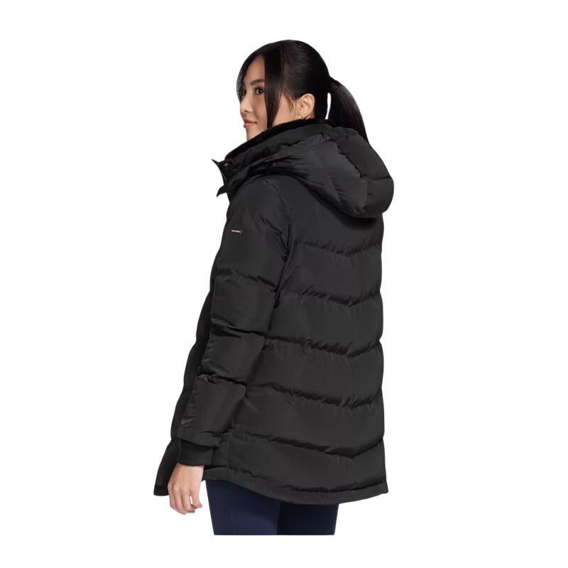 SKECHERS Skechers On-The-GO Cozy Fit Down Black Parka - Size M - New Size M / US 6-8 / IT 42-44 - 4 Thumbnail