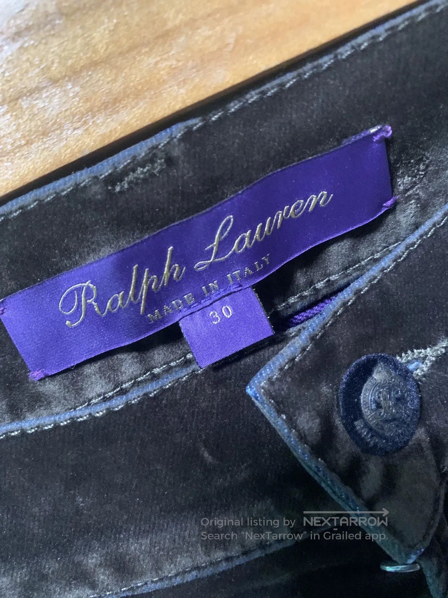 Ralph Lauren Purple Label ralph lauren 50th anniversary velvet pants. Size US 30 / EU 46 - 4 Thumbnail