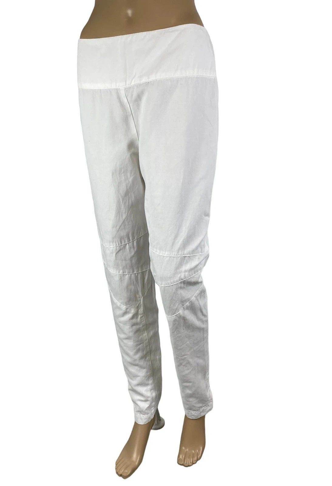 Sarah Pacini Sarah Pacini Cotton Linen Pants size 1 Size 27" / US 4 / IT 40 - 1 Thumbnail