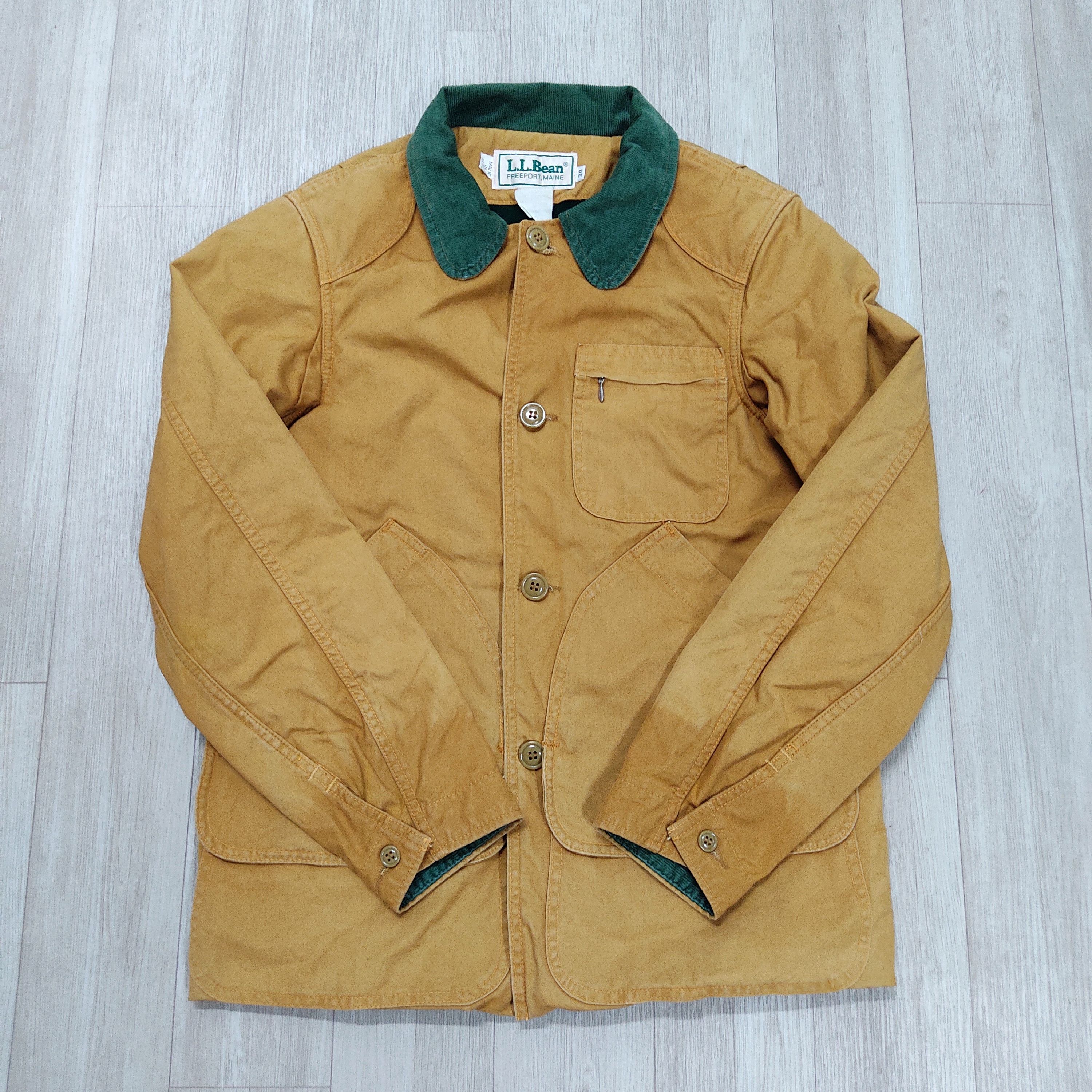 L.L. Bean 80s LL BEAN Duck Canvas Hunting Work Jacket Size US S / EU 44-46 / 1 - 9 Thumbnail