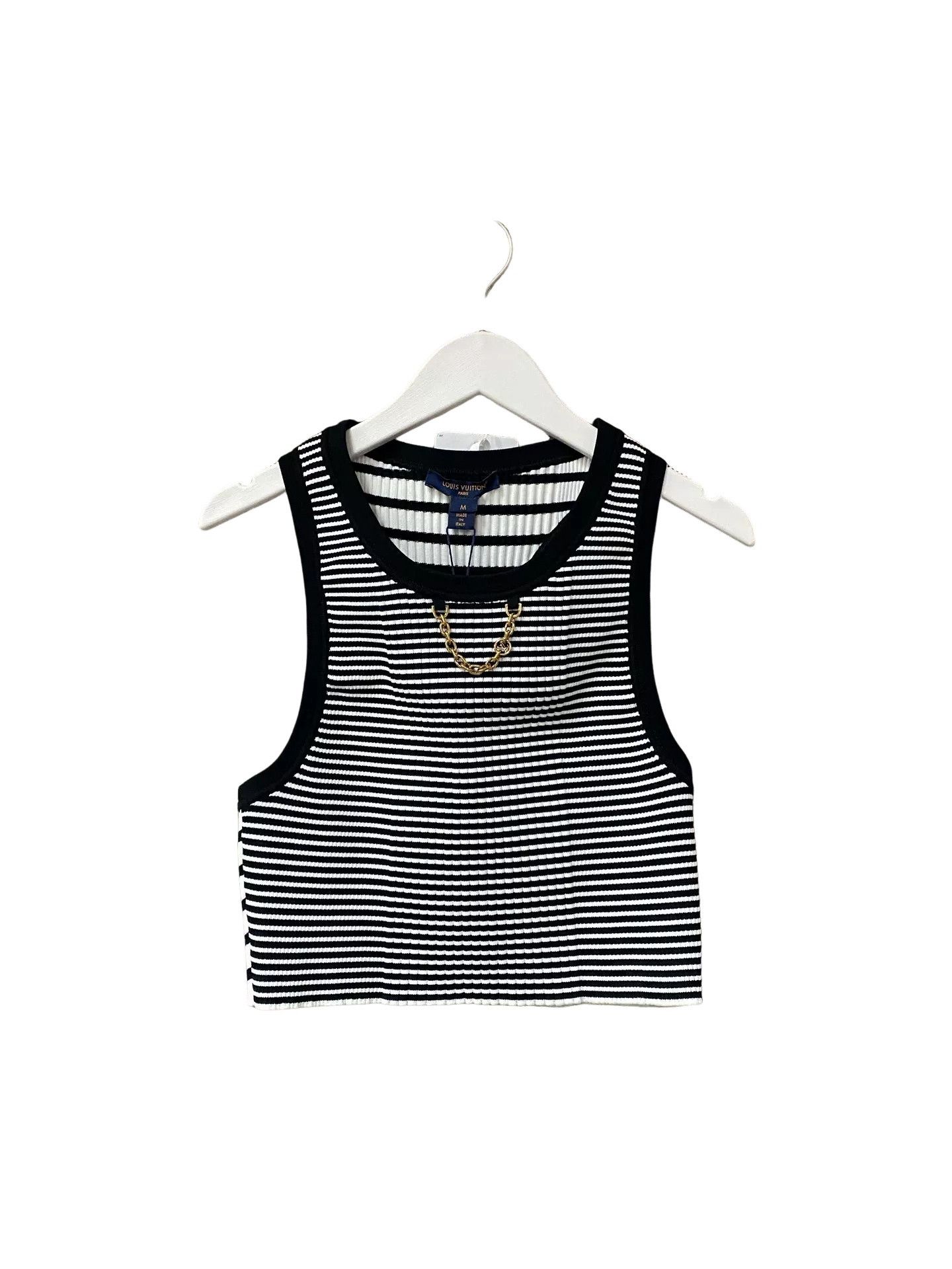 Louis Vuitton Louis Vuitton Striped Knit Tank Top Size M Size M / US 6-8 / IT 42-44 - 1 Thumbnail