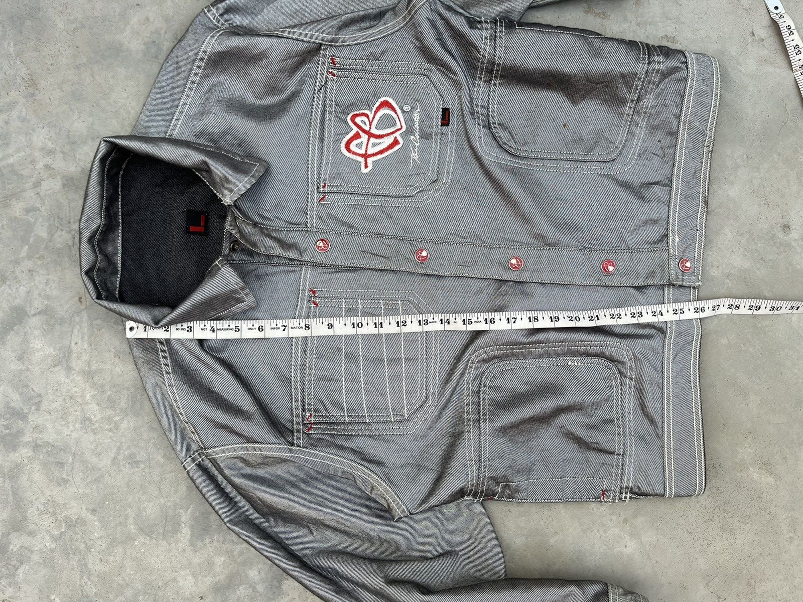 Fubu SUPER RARE FUBU REVERSIBLE RAW DENIM JACKET 👹 Size US S / EU 44-46 / 1 - 8 Thumbnail