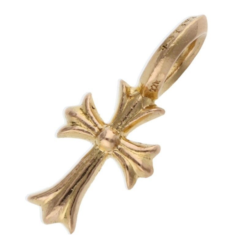 Chrome Hearts Chrome Hearts 22K Gold Cross Charm Necklace Size ONE SIZE - 2 Thumbnail