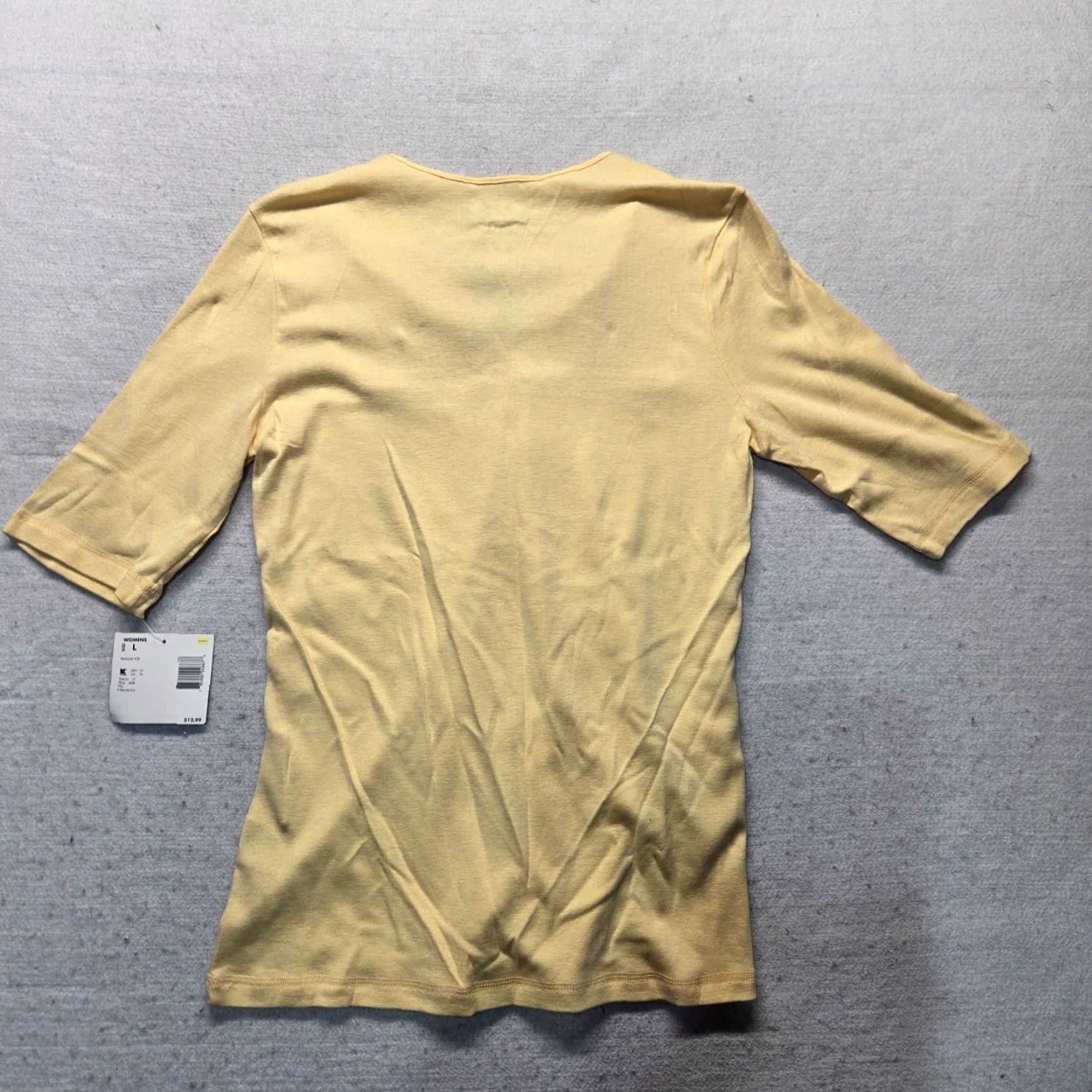 Route 66 Route 66 Yellow V-Neck Pullover T-Shirt Adult Women's Size L Large Casual Size L / US 10 / IT 46 - 8 Thumbnail