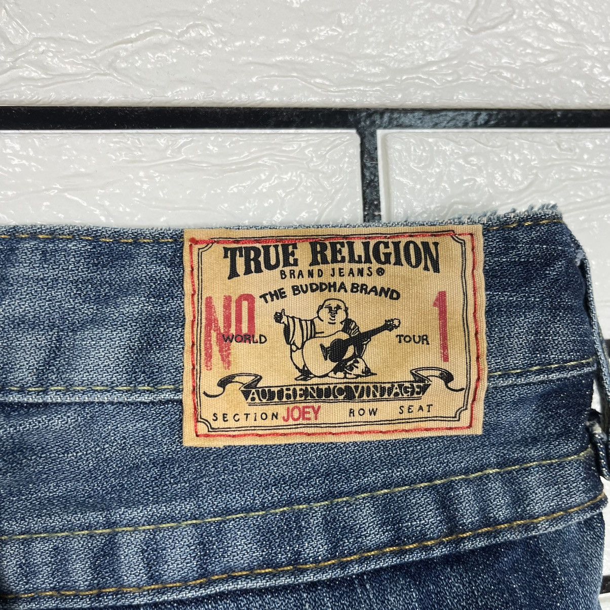 Japanese Brand Vintage True Religion Brand Jeans Patchwork Denim Size 28" / US 6 / IT 42 - 11 Thumbnail