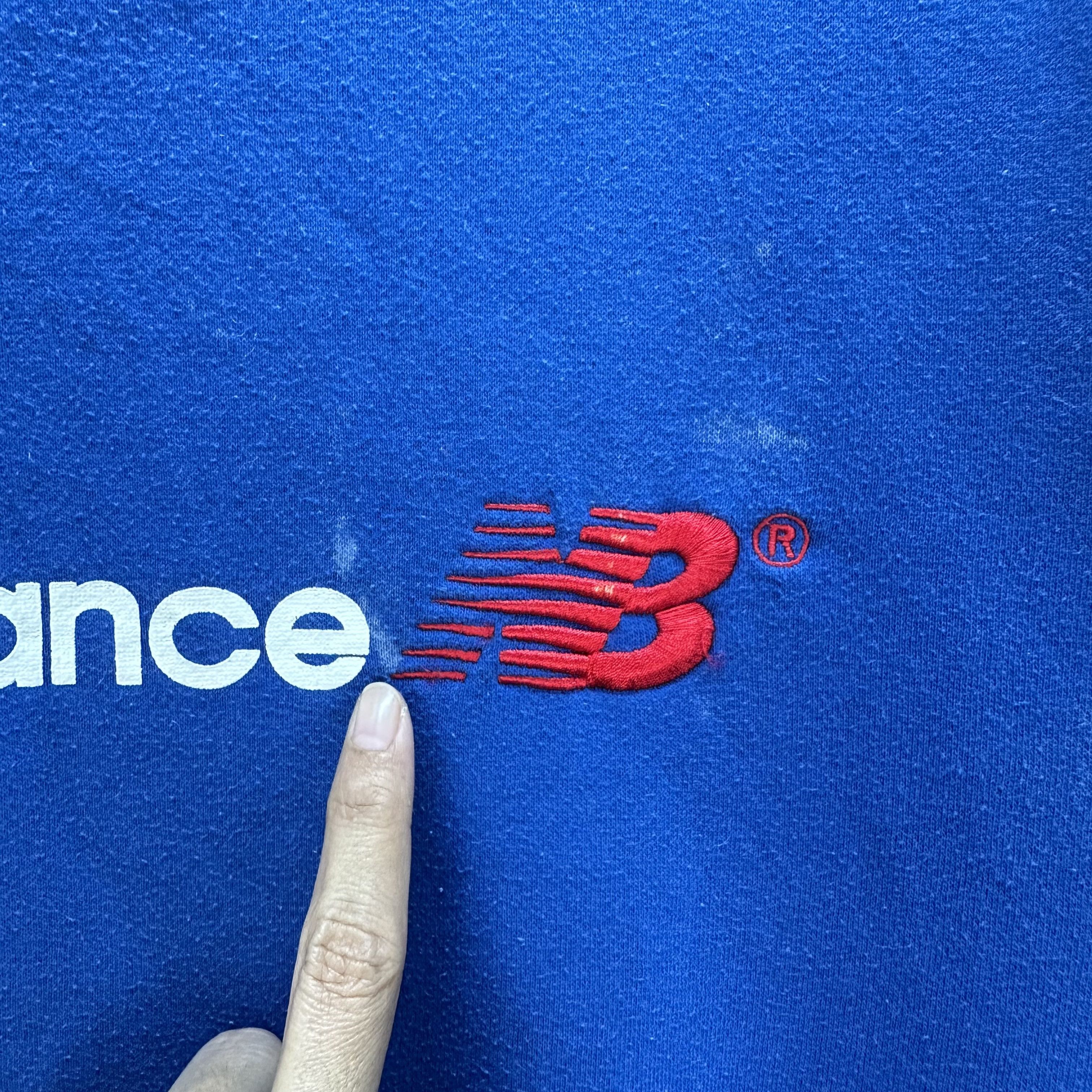 New Balance NEW BALANCE BIG LOGO BLUE SWEATSHIRTS #7434-146 Size US L / EU 52-54 / 3 - 3 Thumbnail