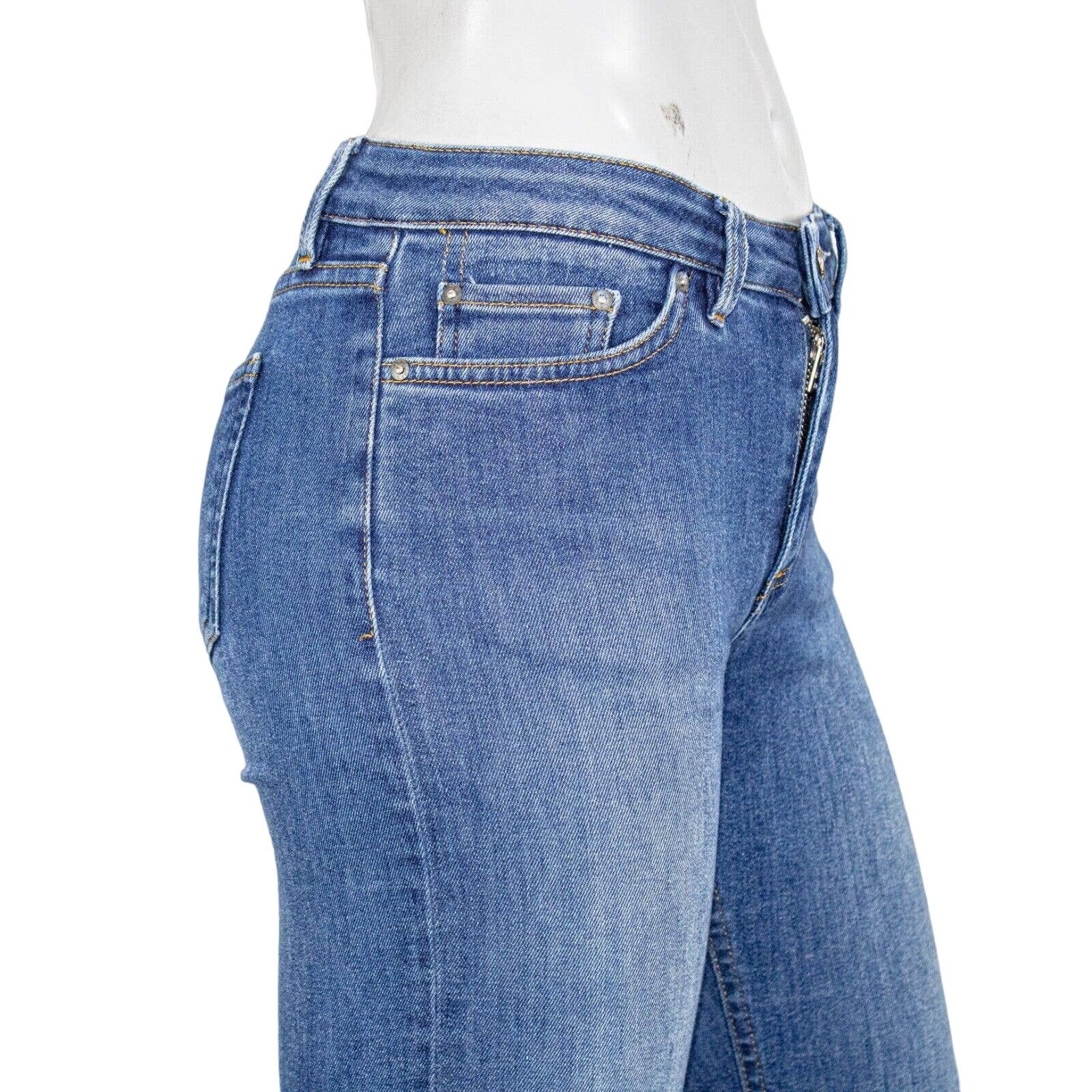 Acne Studios Acne Studios Women's Size 25 Skin 5 Denim Jeans in Used Blue Size 25" / US 0 / IT 36 - 9 Thumbnail