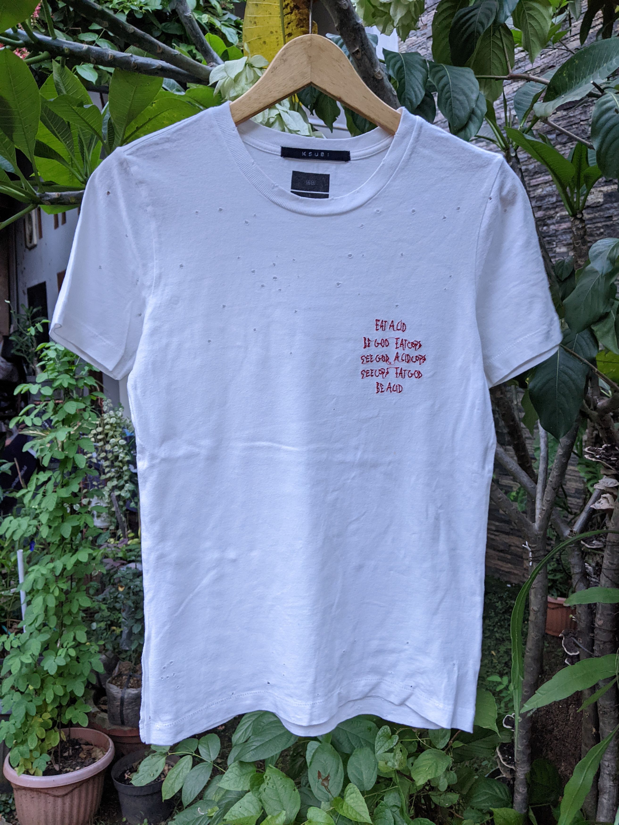 Ksubi Ss17 Rock N Roll Ruined Everything Disstresed Tee Size US S / EU 44-46 / 1 - 1 Thumbnail