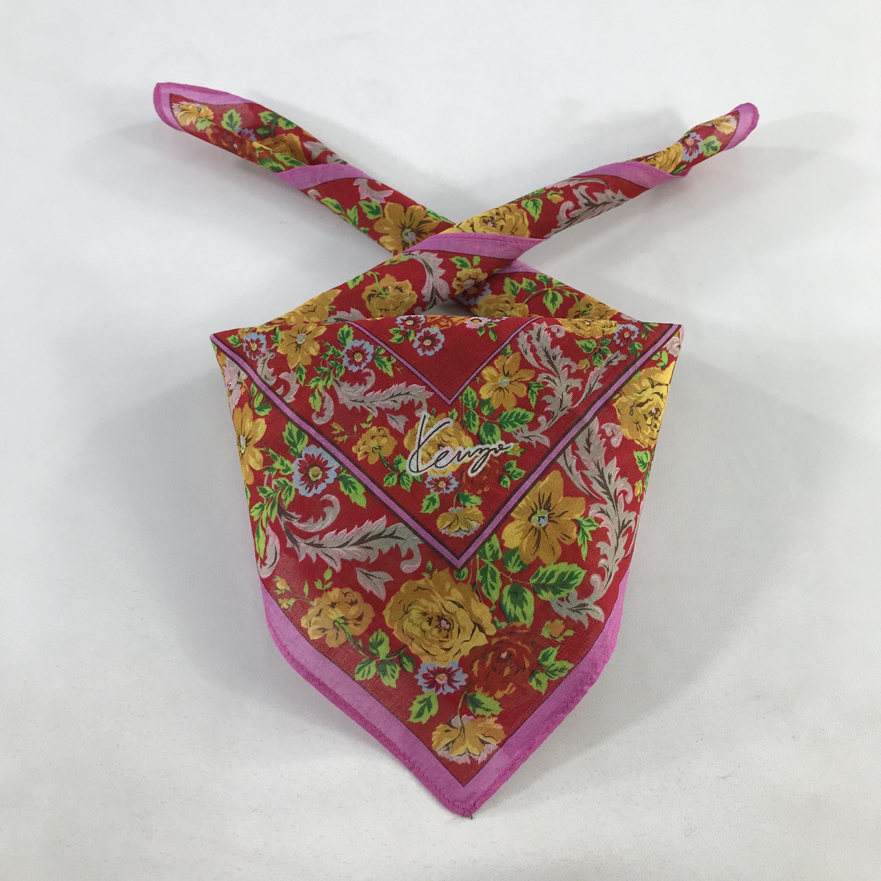 Kenzo × Vintage Kenzo Bandana/ Handkerchief / Neckerchief Size ONE SIZE - 1 Thumbnail