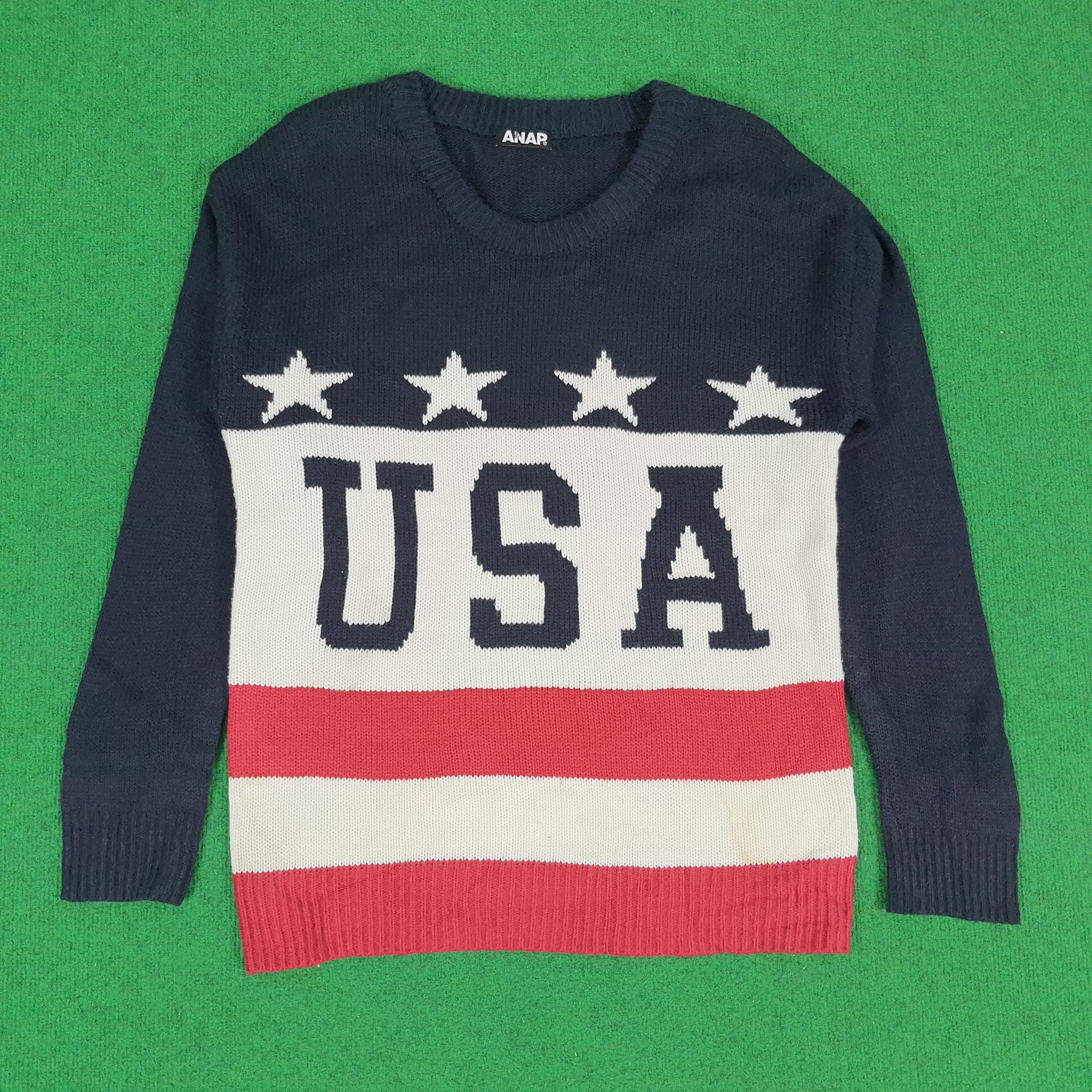Other Vintage USA Spell Out Knitted Winter Sweatshirts Size US S / EU 44-46 / 1 - 1 Thumbnail
