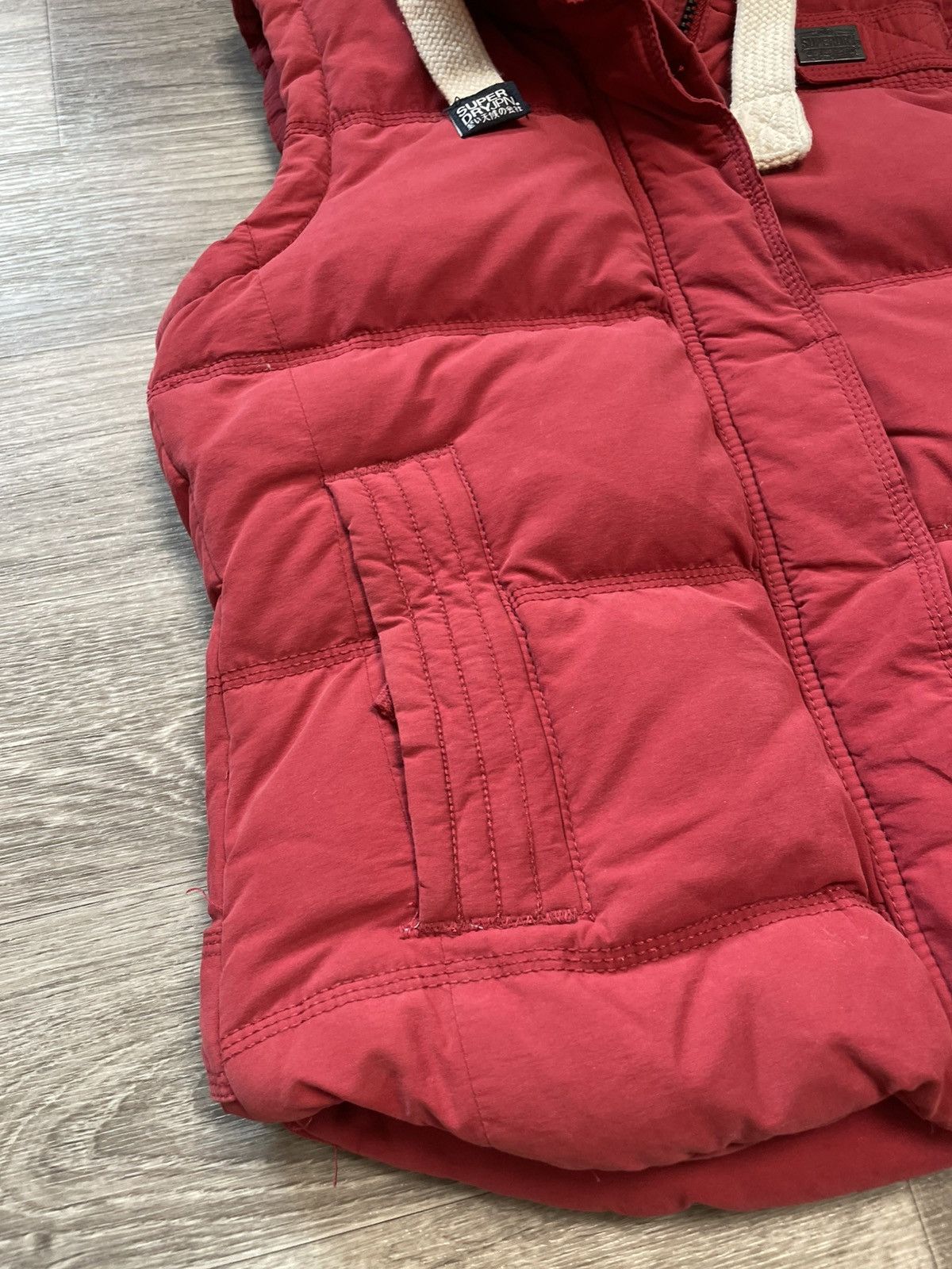 Superdry Superdry Abercrombie Fitch Type Fur Vest Japanese Y2K Size L / US 10 / IT 46 - 4 Thumbnail
