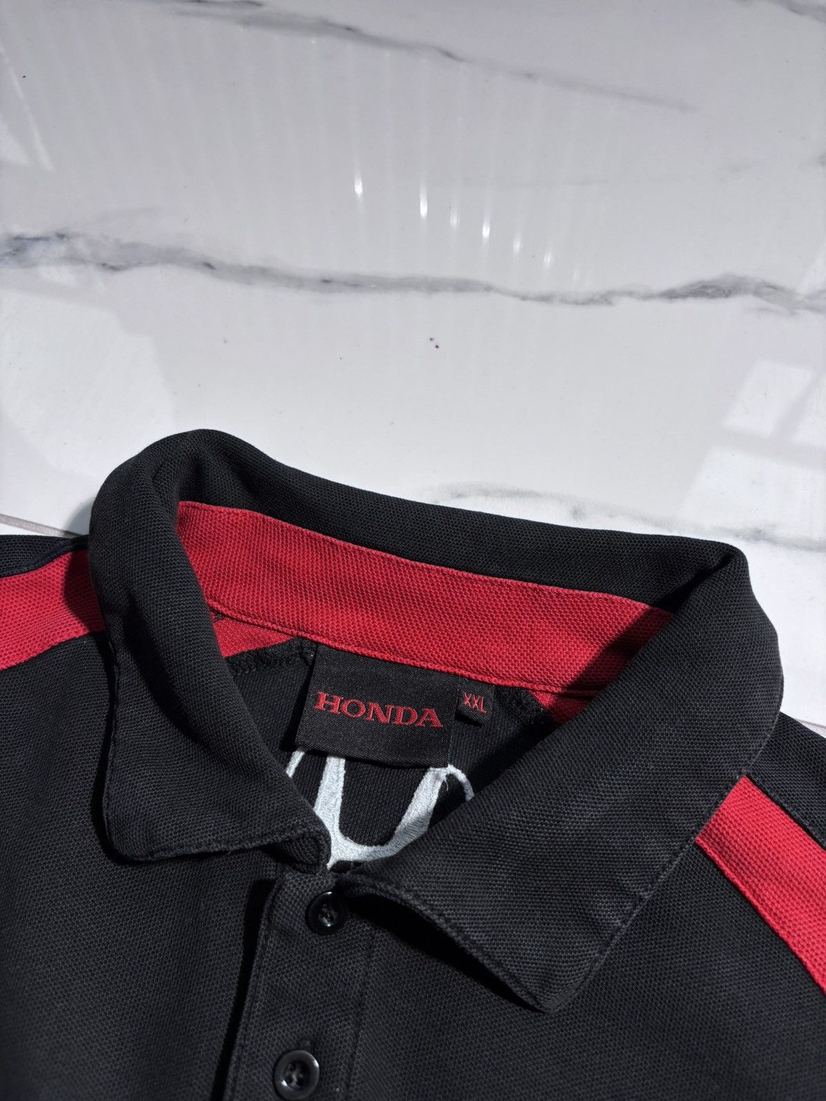 Honda Vintage Racing Honda Polo Rugby Tshirt Japanese Style 00’s Size US XXL / EU 58 / 5 - 8 Thumbnail