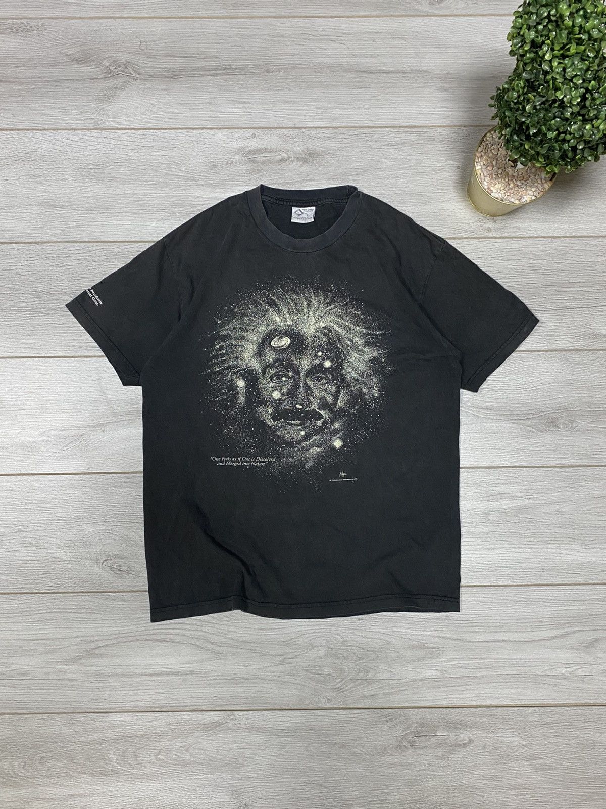 Vintage Vintage 1993 Albert Einstein Galaxy Tee t-shirt Size US L / EU 52-54 / 3 - 1 Thumbnail