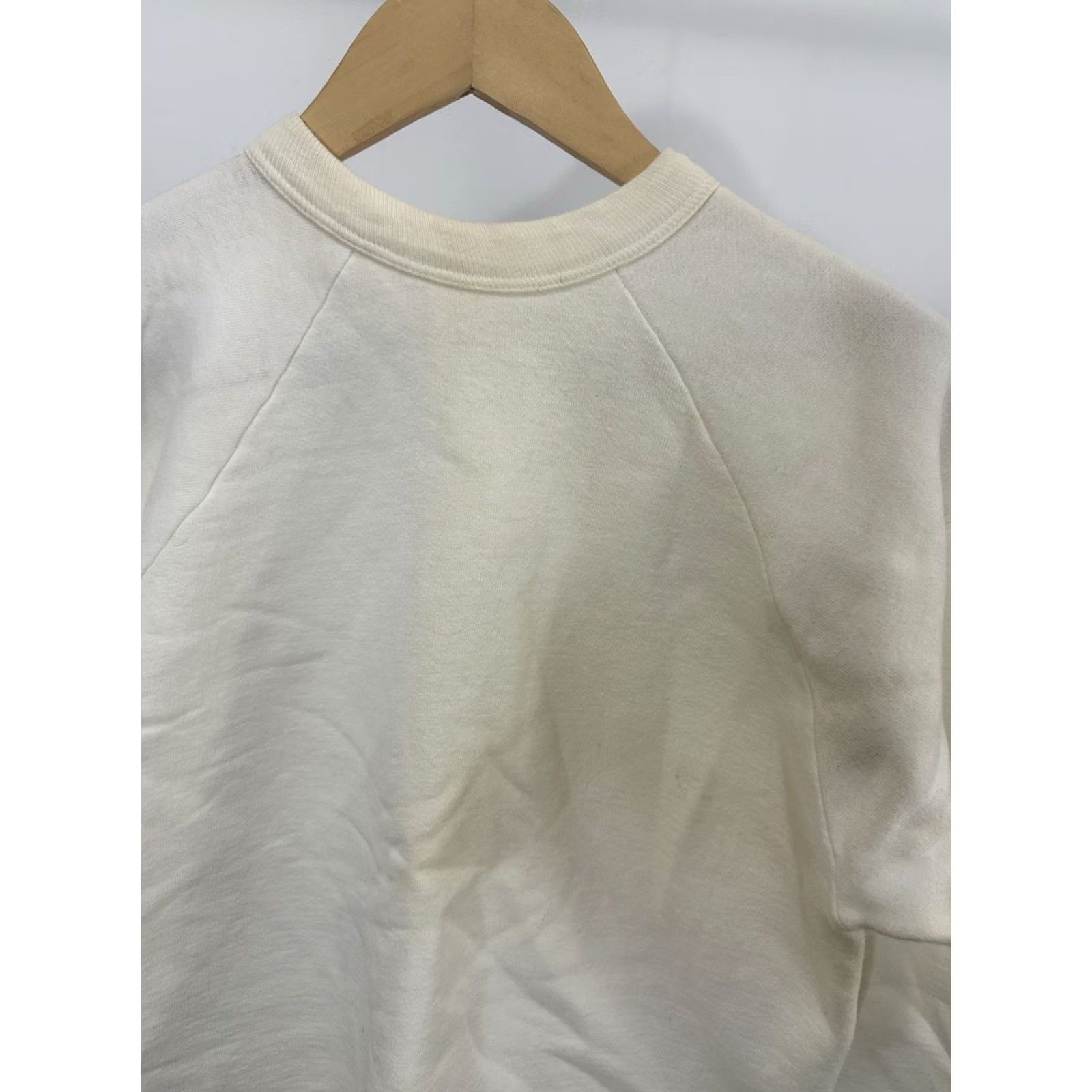 Hanes VTG Hanes Wind Shield Raglan Sweatshirt Crewneck Thick Cream L Mens 50s 42-44 Size L Size US L / EU 52-54 / 3 - 6 Thumbnail