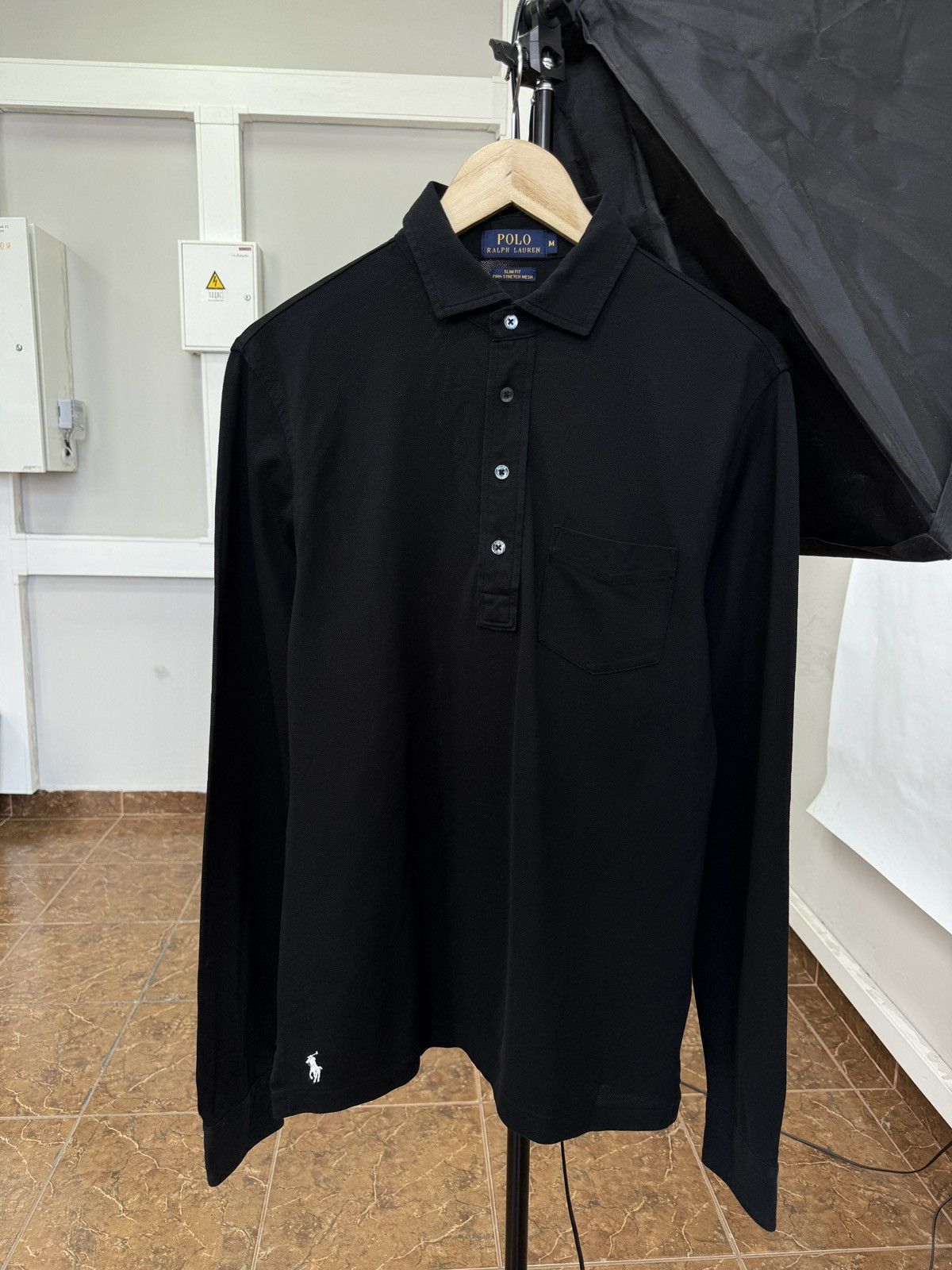 Polo Ralph Lauren 🇺🇸 Polo Ralph Lauren Slim Fit Pima Stretch Mesh Long Sleeve Size US M / EU 48-50 / 2 - 3 Thumbnail