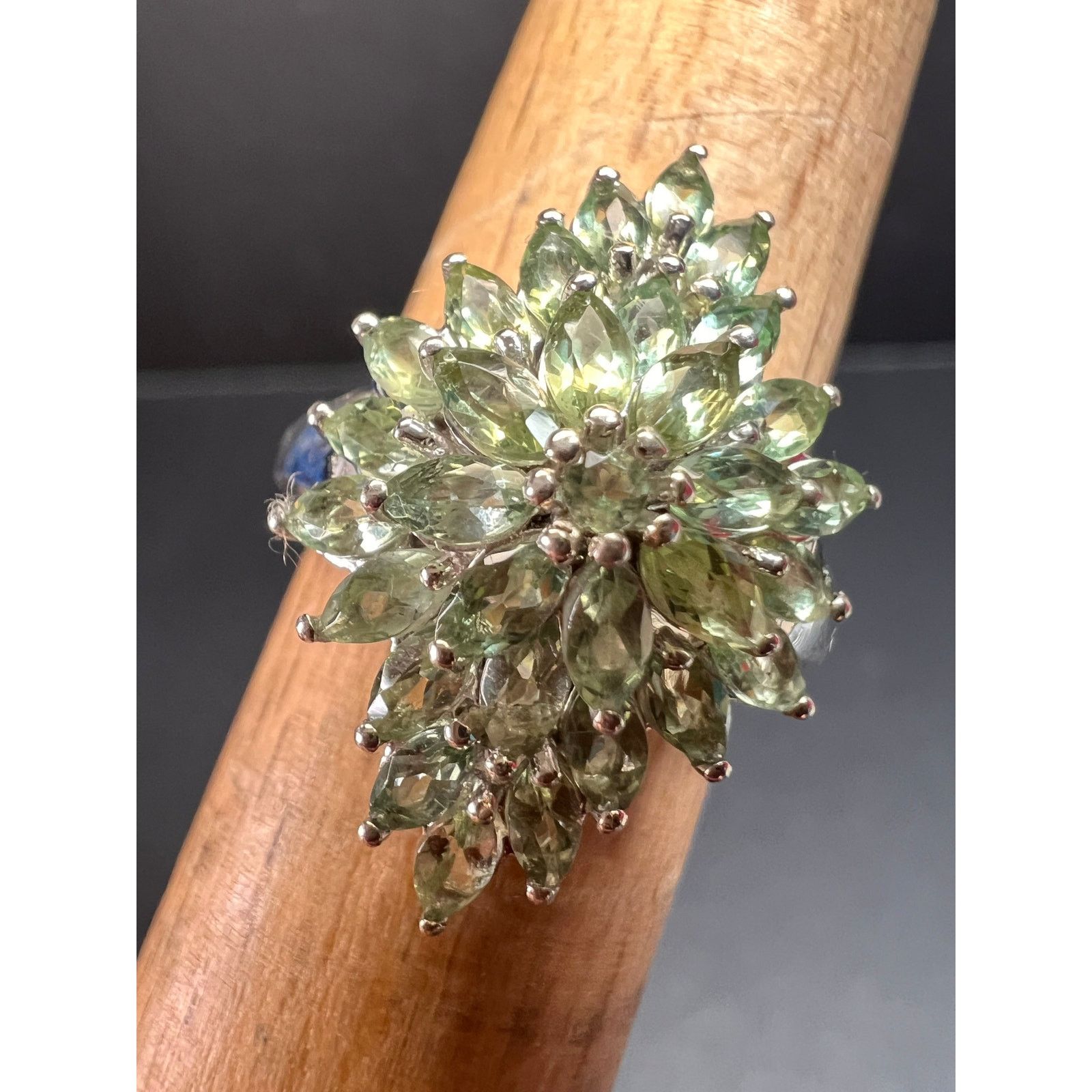 Other NEW Green apatite ring in sterling silver size 7 Size ONE SIZE - 13 Thumbnail