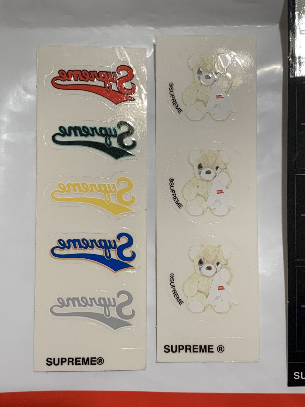 Supreme Supreme Mini Stickers Bundle x 5 Size ONE SIZE - 4 Thumbnail