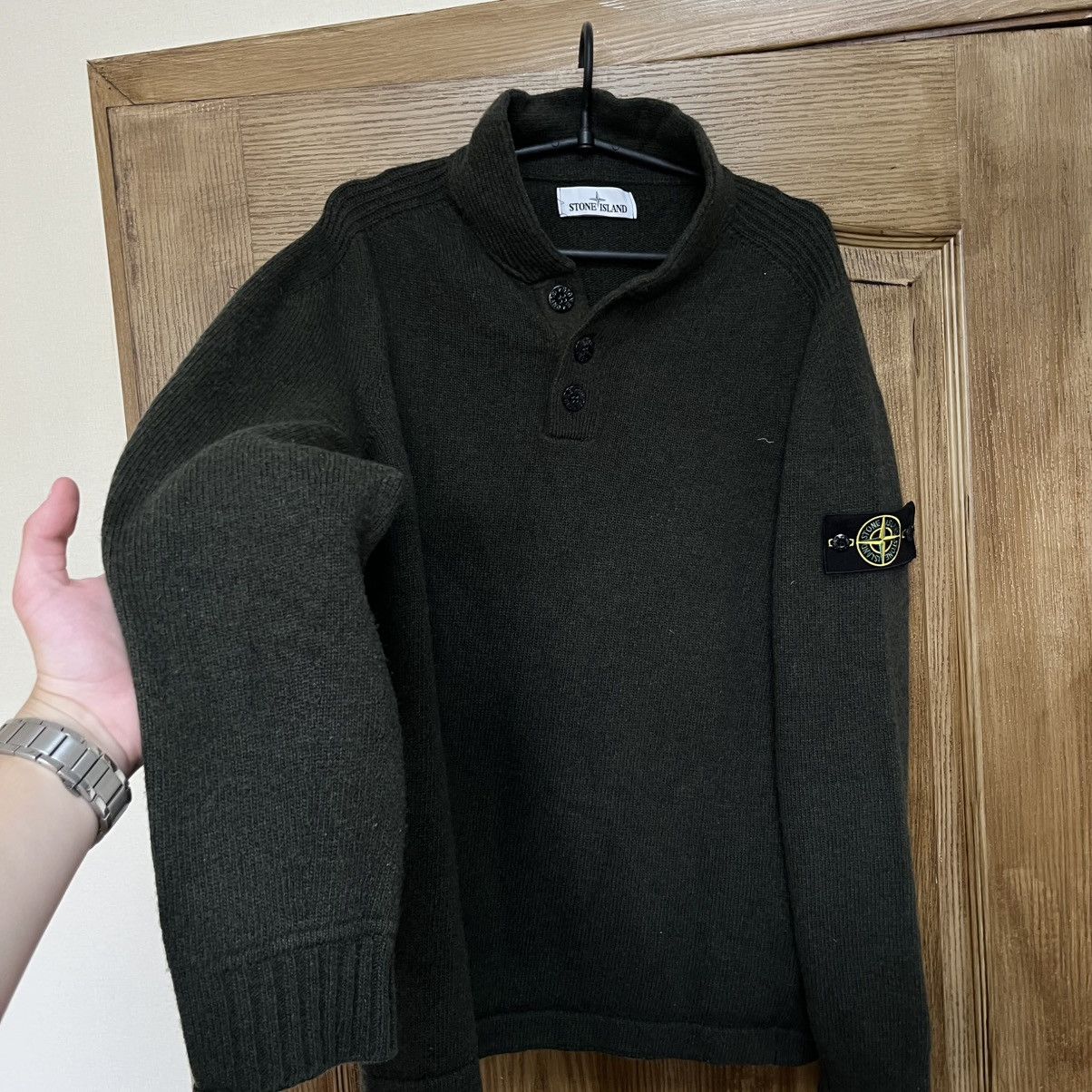 Stone Island Vintage Stone Island 1/3 Zip Hoodie Size US XL / EU 56 / 4 - 2 Thumbnail