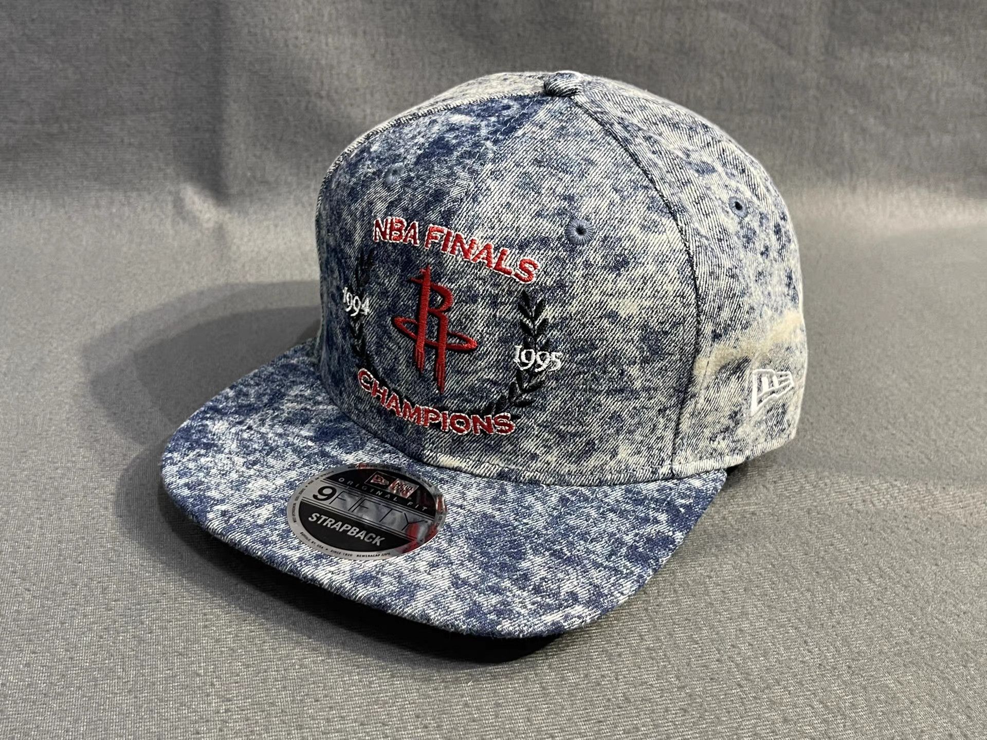 New Era New Era Houston Rockets Flat Brim Adjustable Cap。 Q5 Size ONE SIZE - 1 Thumbnail