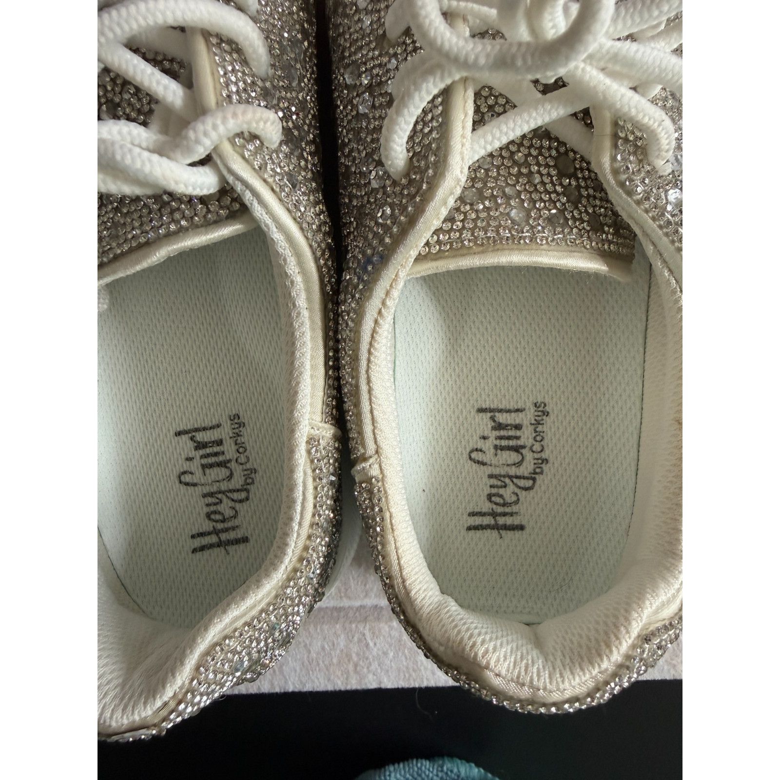 Other Hey Girl By Corkys Rhinestone Sneakers Womens Size 10 Bling Size US 10 / IT 40 - 5 Thumbnail