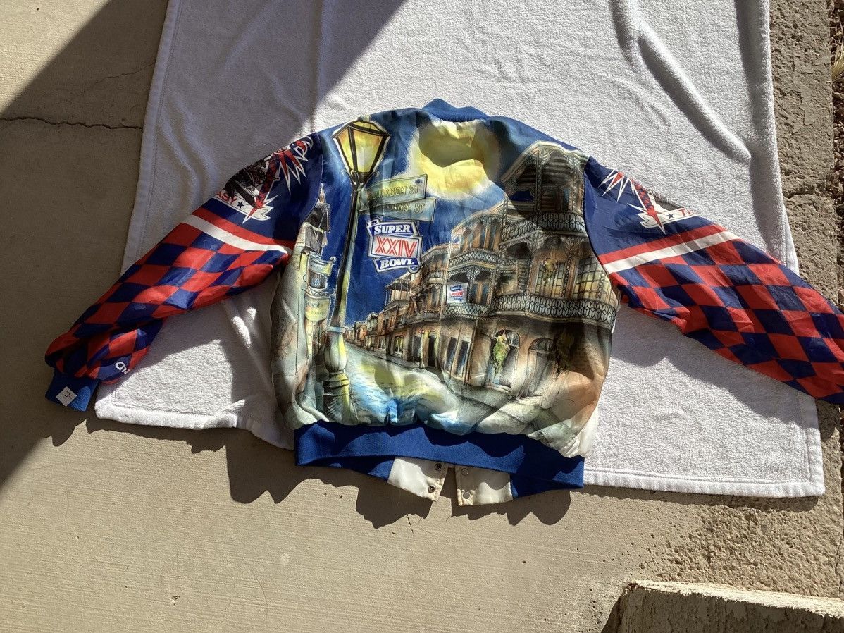 Chalk Line Vtg 1990 Super Bowl Louisiana city AOP chalk line jacket Size US XL / EU 56 / 4 - 3 Thumbnail