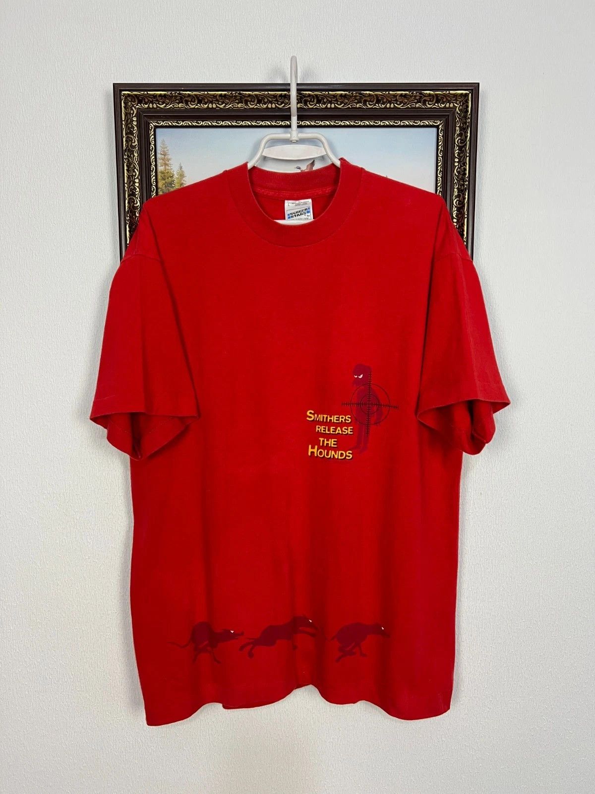 Vintage Vintage Mr. Burns Release The Hounds The Simpsons Shirt Tee Size US L / EU 52-54 / 3 - 1 Thumbnail
