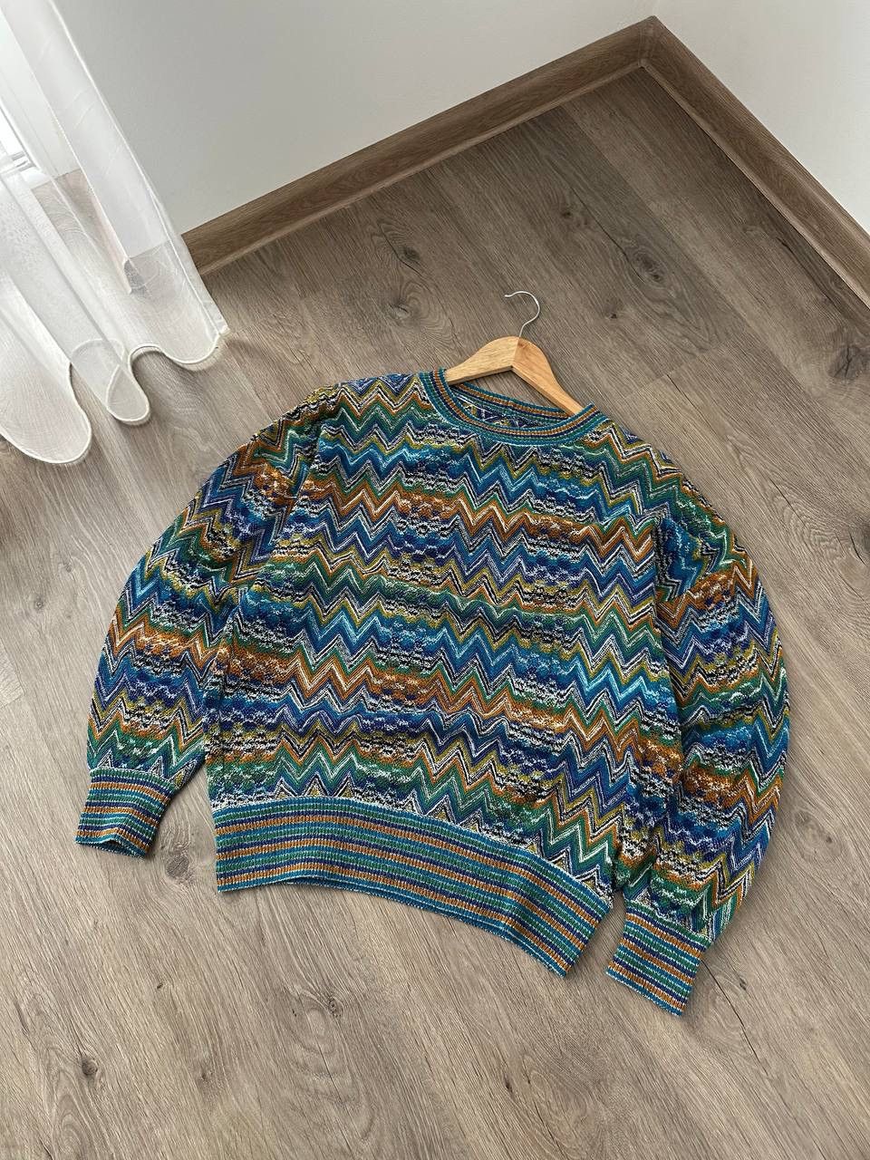 Missoni × Vintage Vintage Missoni Multicolour Pull International Sweater Size US L / EU 52-54 / 3 - 5 Thumbnail