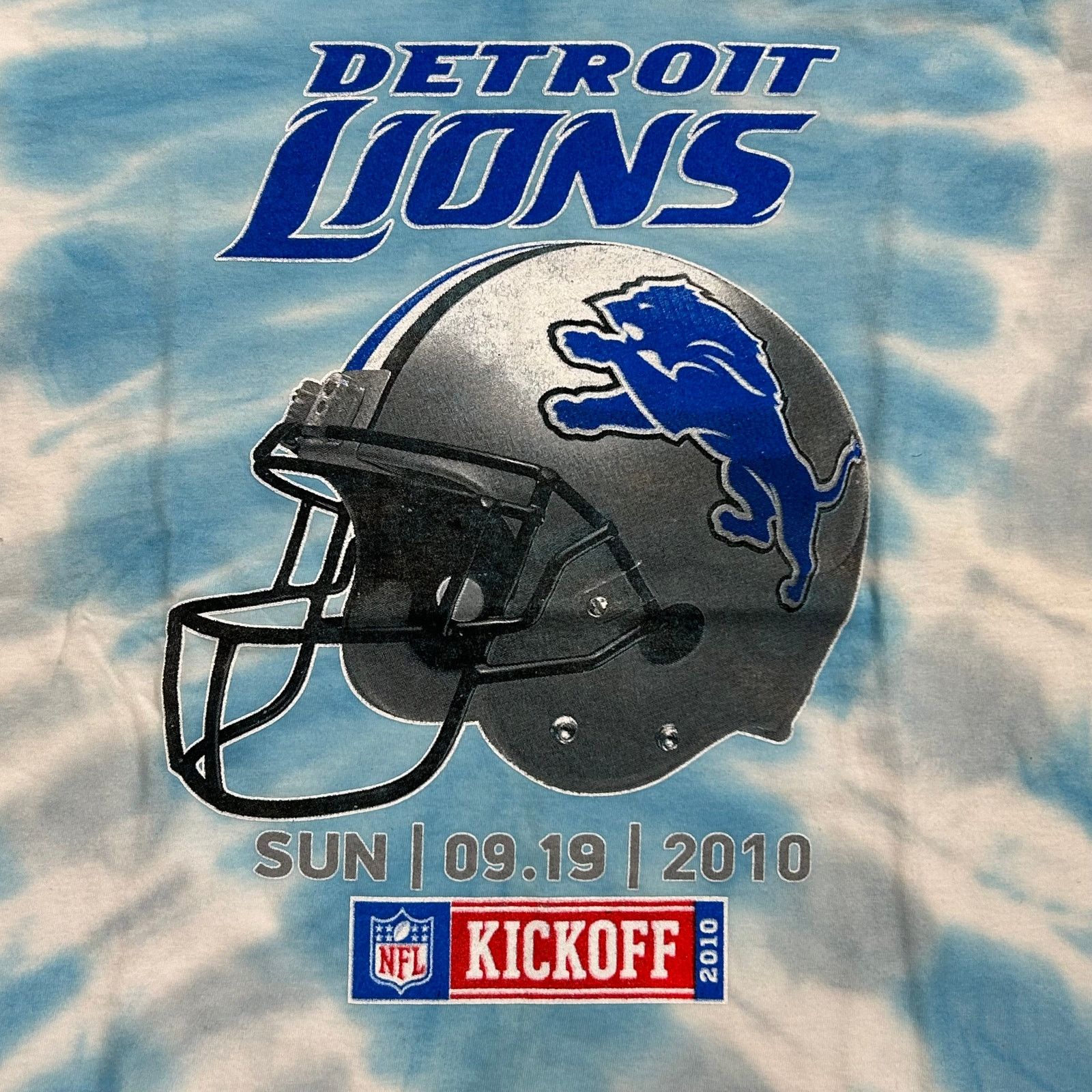 NFL 2010 Detroit Tigers Hurley NFL Kickoff Tie Dye Tee Large L Size US L / EU 52-54 / 3 - 5 Thumbnail