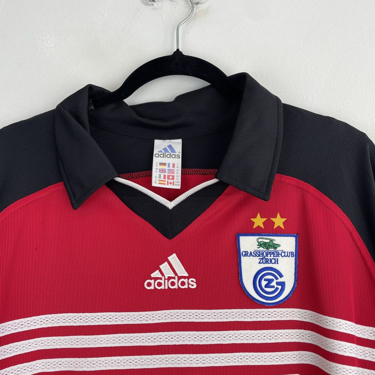 Adidas Grasshoppers Zurich Boris Smiljanic Away Jersey 1999/2000 Size US XL / EU 56 / 4 - 3 Thumbnail