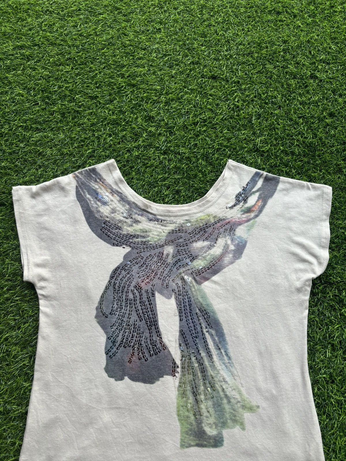 Hysteric Glamour Y2k Salon D'paula Women's Tshirt Size L / US 10 / IT 46 - 2 Thumbnail