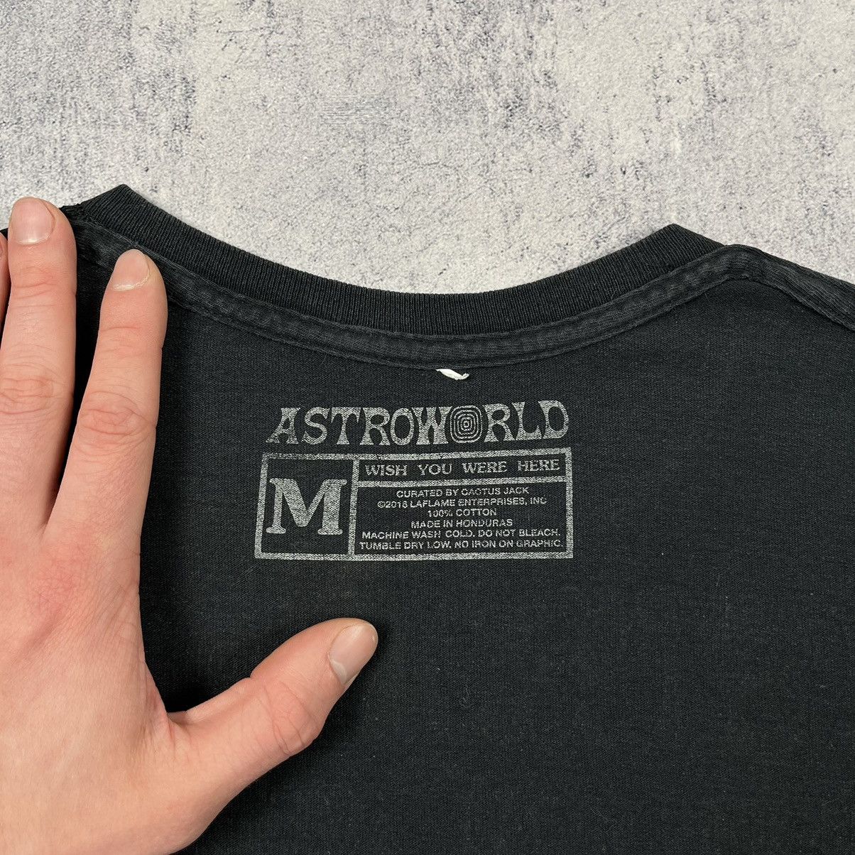 Travis Scott Astroworld Cactus Jack Enjoy the Ride big logo tee Size US M / EU 48-50 / 2 - 13 Thumbnail
