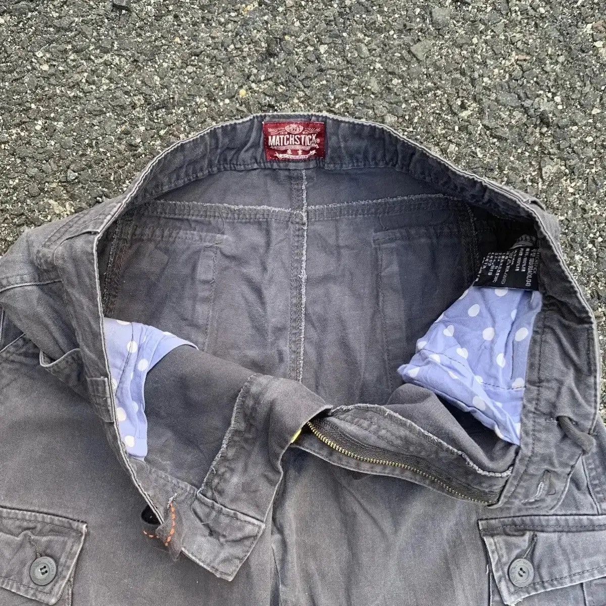 Matchless ⚡️FASTDEAL⚡️MATCHSTICK Utility MultiPocket Faded Cargo Pants Size US 34 / EU 50 - 7 Thumbnail