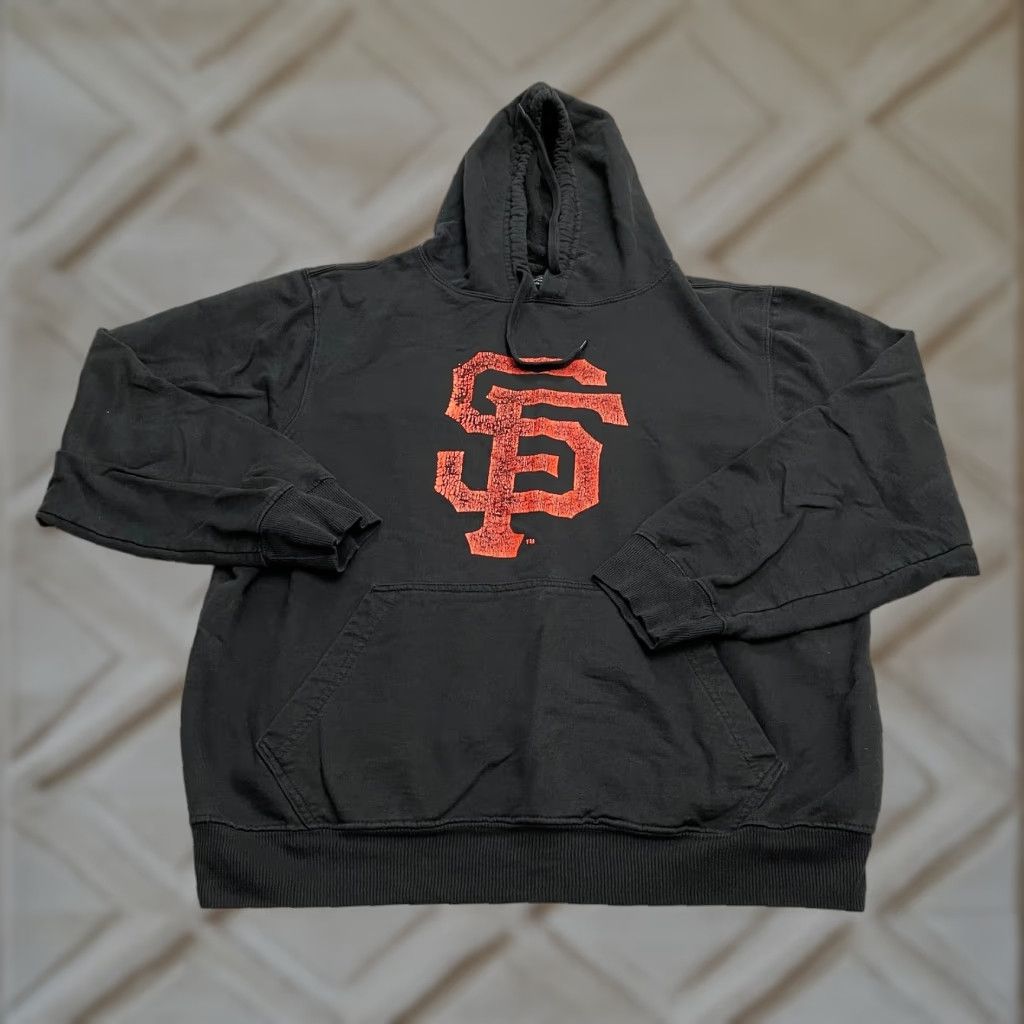 Vintage Stitches Hoodie Mens Large Black Graphic Fleece Pullover Outdoor Shirt Sweatshirt Size US L / EU 52-54 / 3 - 1 Thumbnail