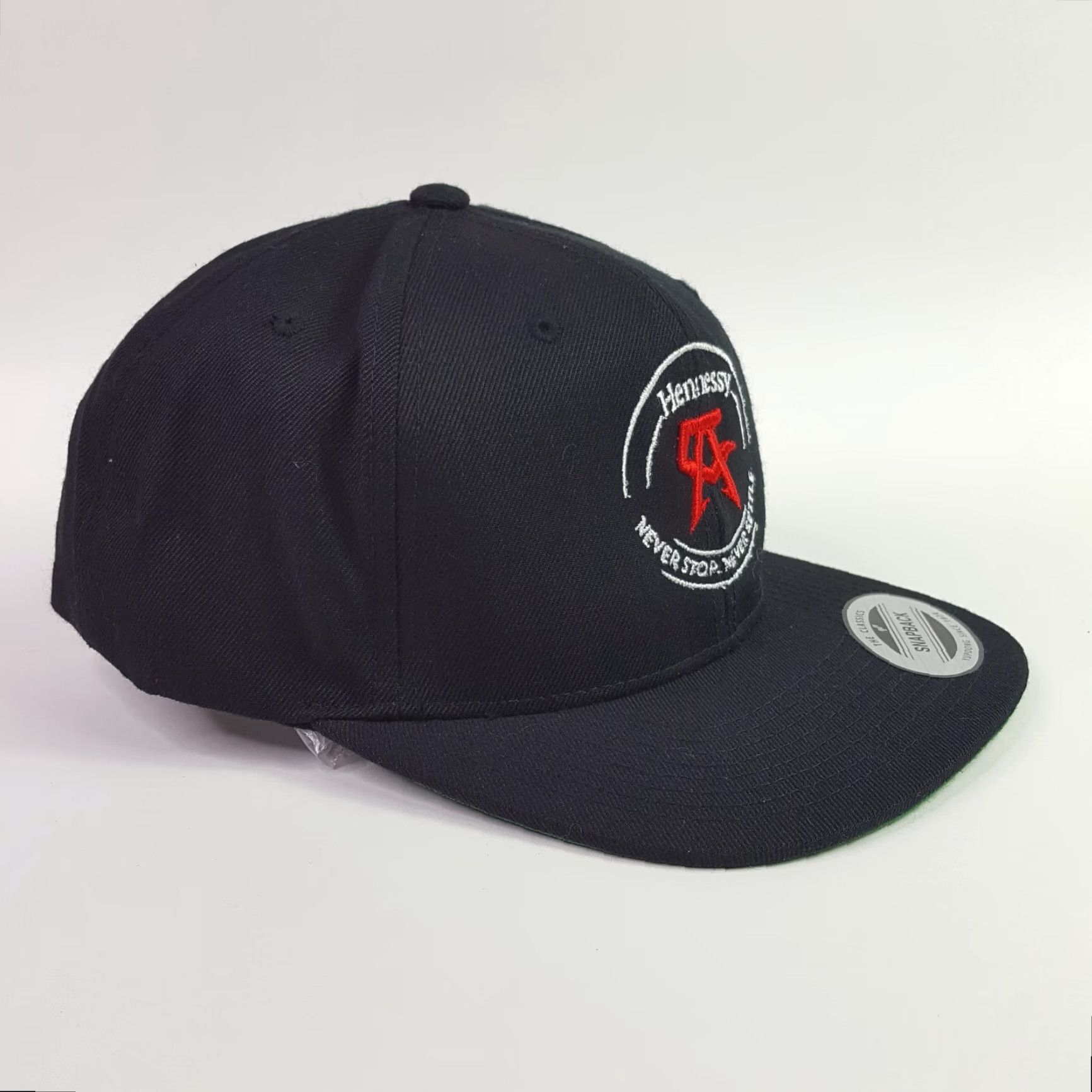 Vintage VINTAGE Hennessy Cognac Liquor Black Wool Blend Snapback Adjustable Hat Baseball Cap Men Twill 90s College Retro University Yupoong Size ONE SIZE - 5 Thumbnail