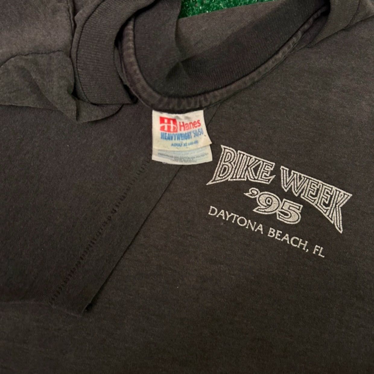 Vintage VINTAGE 90s Daytona Beach Florida Bike Week Main St Biker 1995 Shirt Mens Sz XL Black T-Shirt Size US XL / EU 56 / 4 - 3 Thumbnail