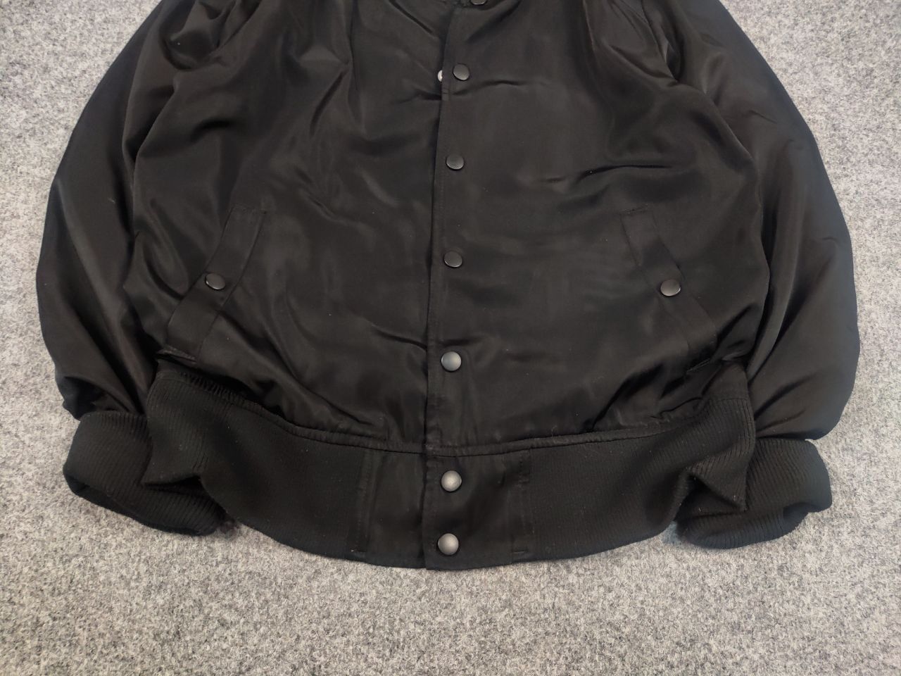 HARE Hare Japan Bomber Flight Minimalistic black Jacket Vintage Size US M / EU 48-50 / 2 - 5 Thumbnail