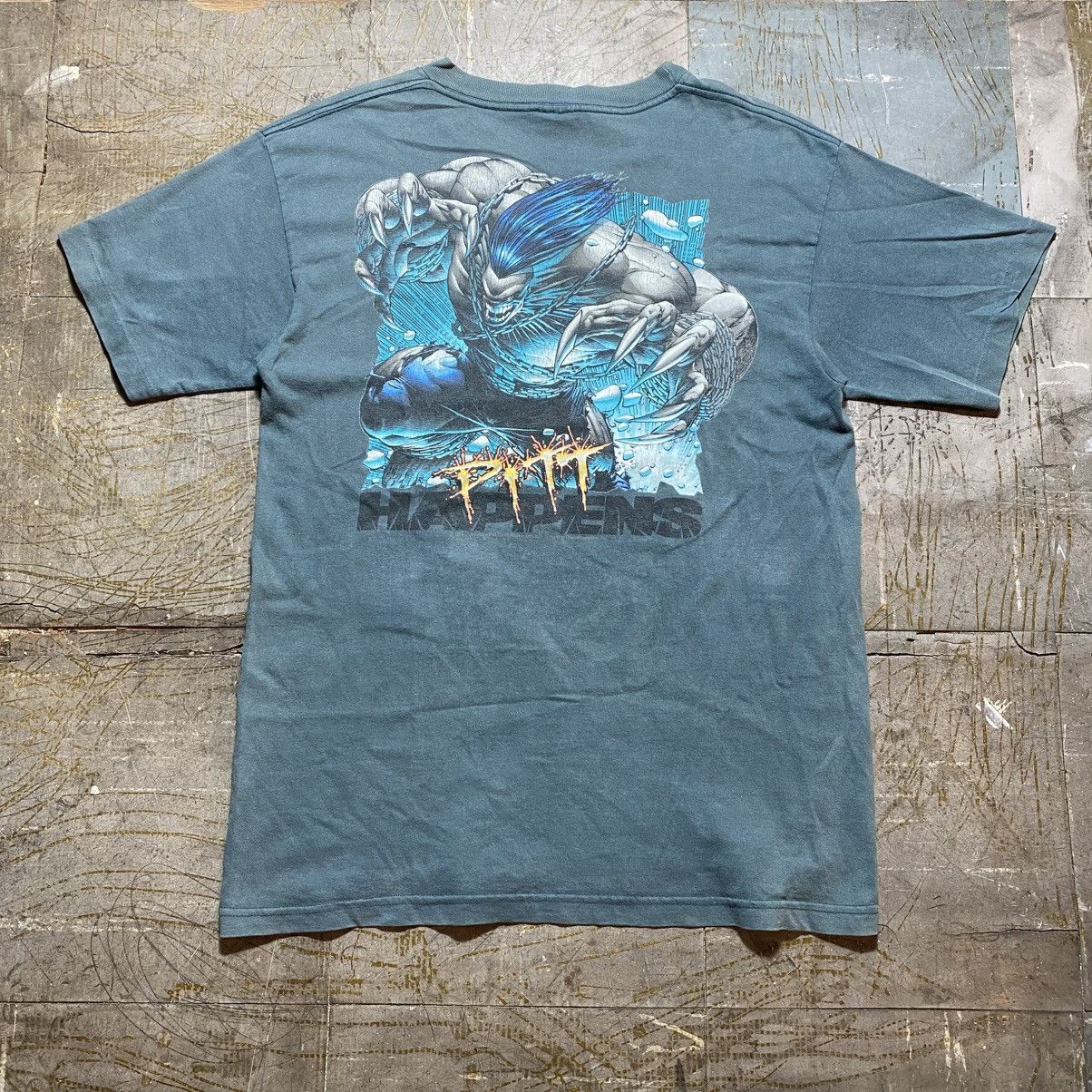 Vintage Vintage 90s Marvel Pitt Murina Tag Tee Size US L / EU 52-54 / 3 - 1 Thumbnail