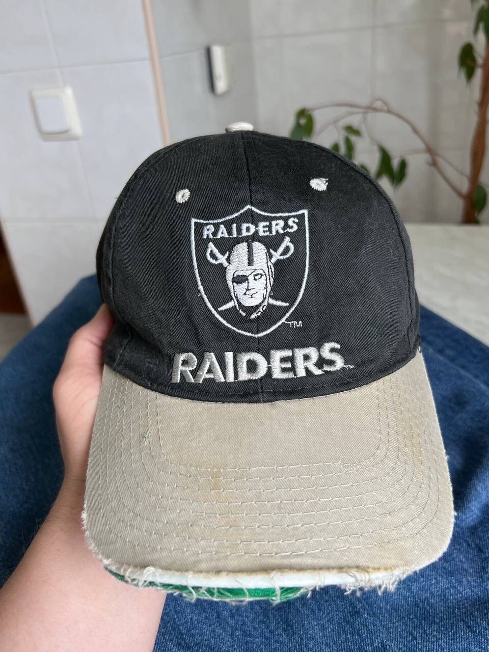 NFL × Vintage Vintage NFL Team Raiders 1998 Faded Cap Hat Streetwear Size ONE SIZE - 5 Thumbnail