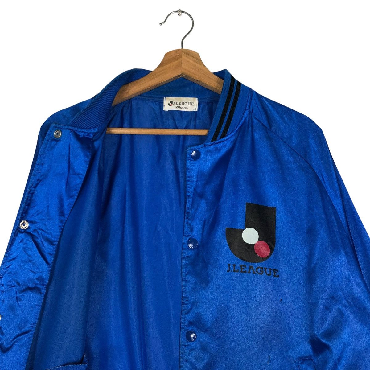 Japanese Brand 🔥VINTAGE BOMBER JACKET SATIN JJ LEAGUE MIZUNO BIG LOGO Size US M / EU 48-50 / 2 - 12 Thumbnail
