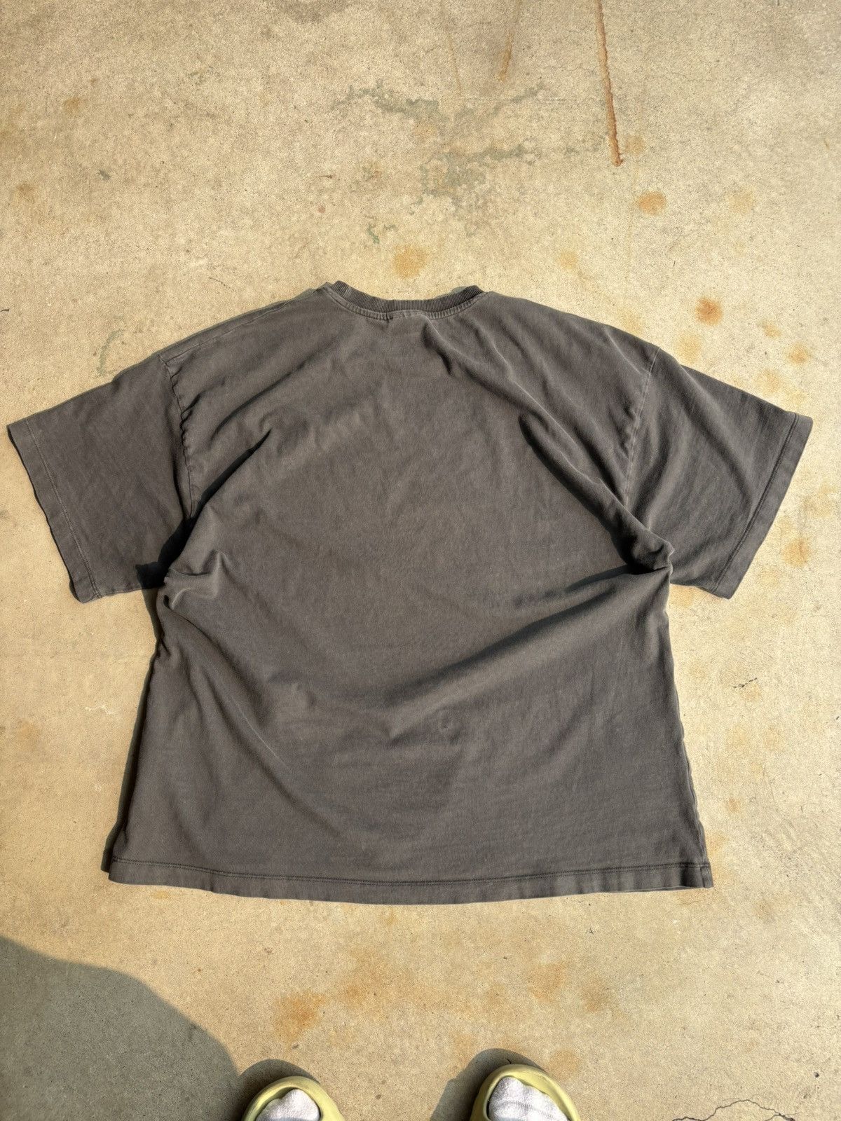 Band Tees Crazy Iron Maiden Boxy Faded Grey Baggy Boxy Band Tee Size US XL / EU 56 / 4 - 2 Thumbnail
