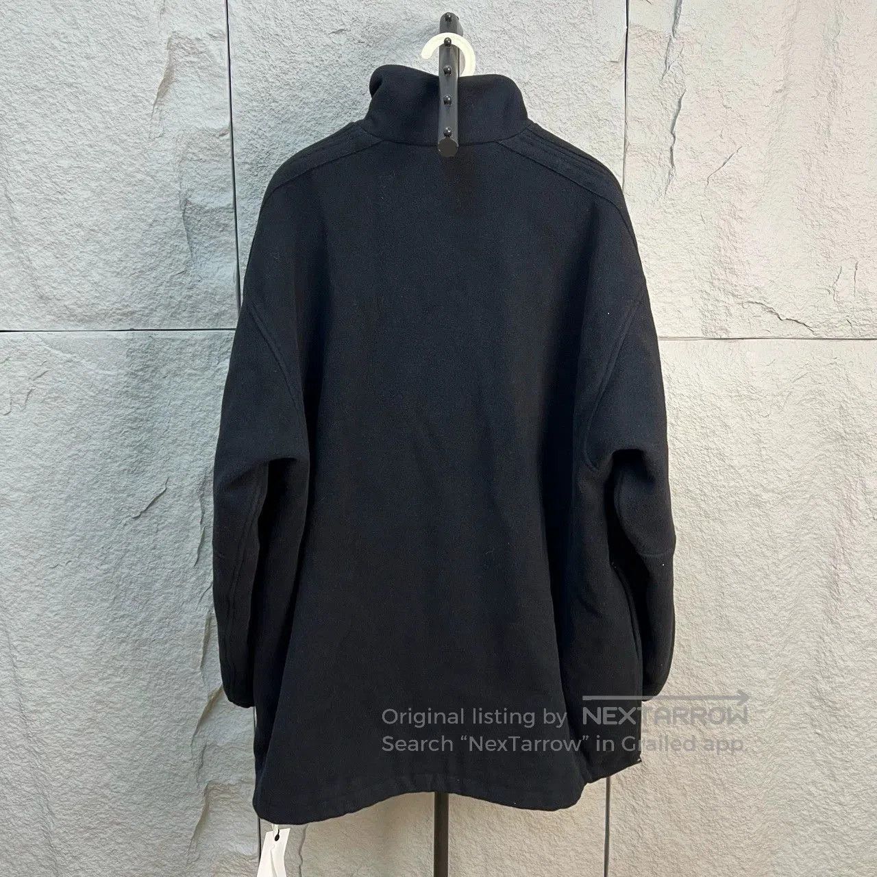 Balenciaga balenciaga black logo fleece jacket size 44. Size US L / EU 52-54 / 3 - 2 Thumbnail