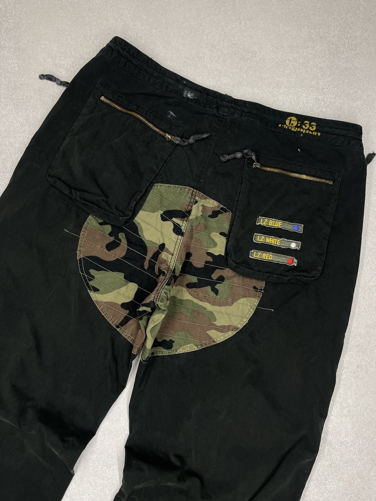 Ringspun Vintage Ringspun Nylon Military Pants Black Japanese Style Size US 33 - 3 Thumbnail